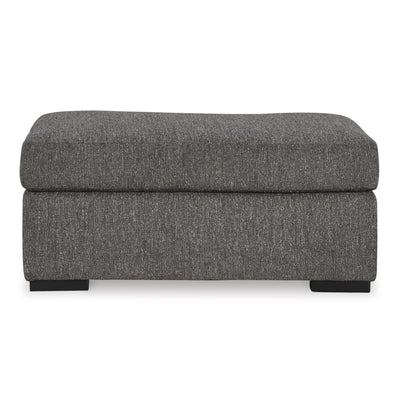 Gardiner Ottoman in Pewter