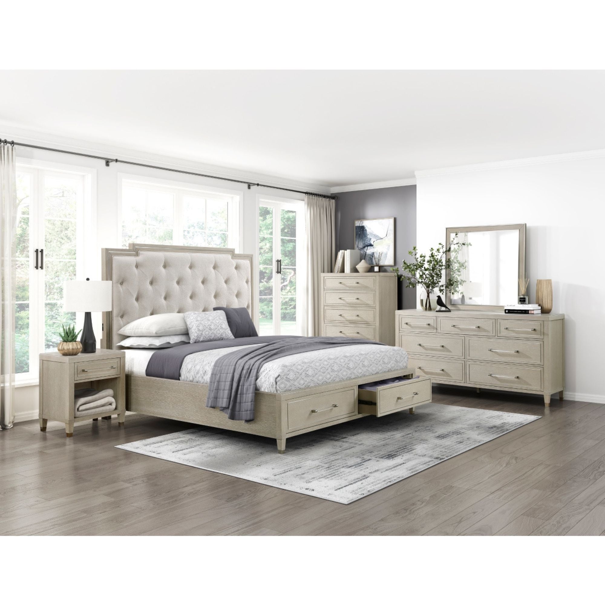 Genoa Collection Chest in Light Oak | CastleUp Experience Centre Online Furniture