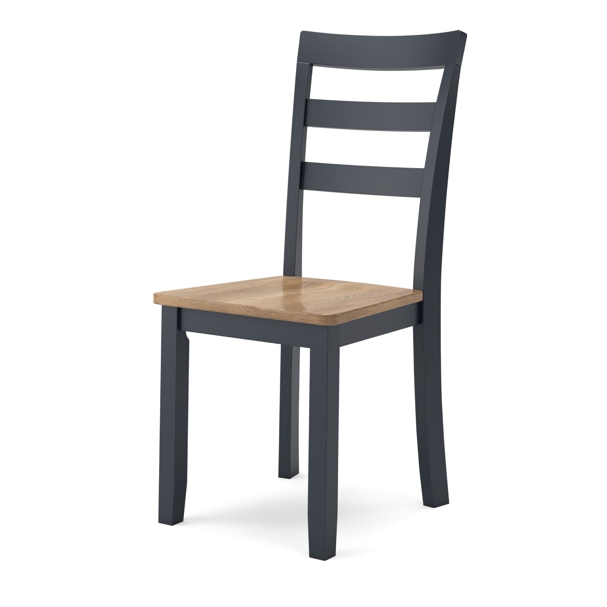 Ashley Gesthaven 6-piece dining room table set with natural wood finish and blue upholstered chairs, perfect for modern dining spaces.