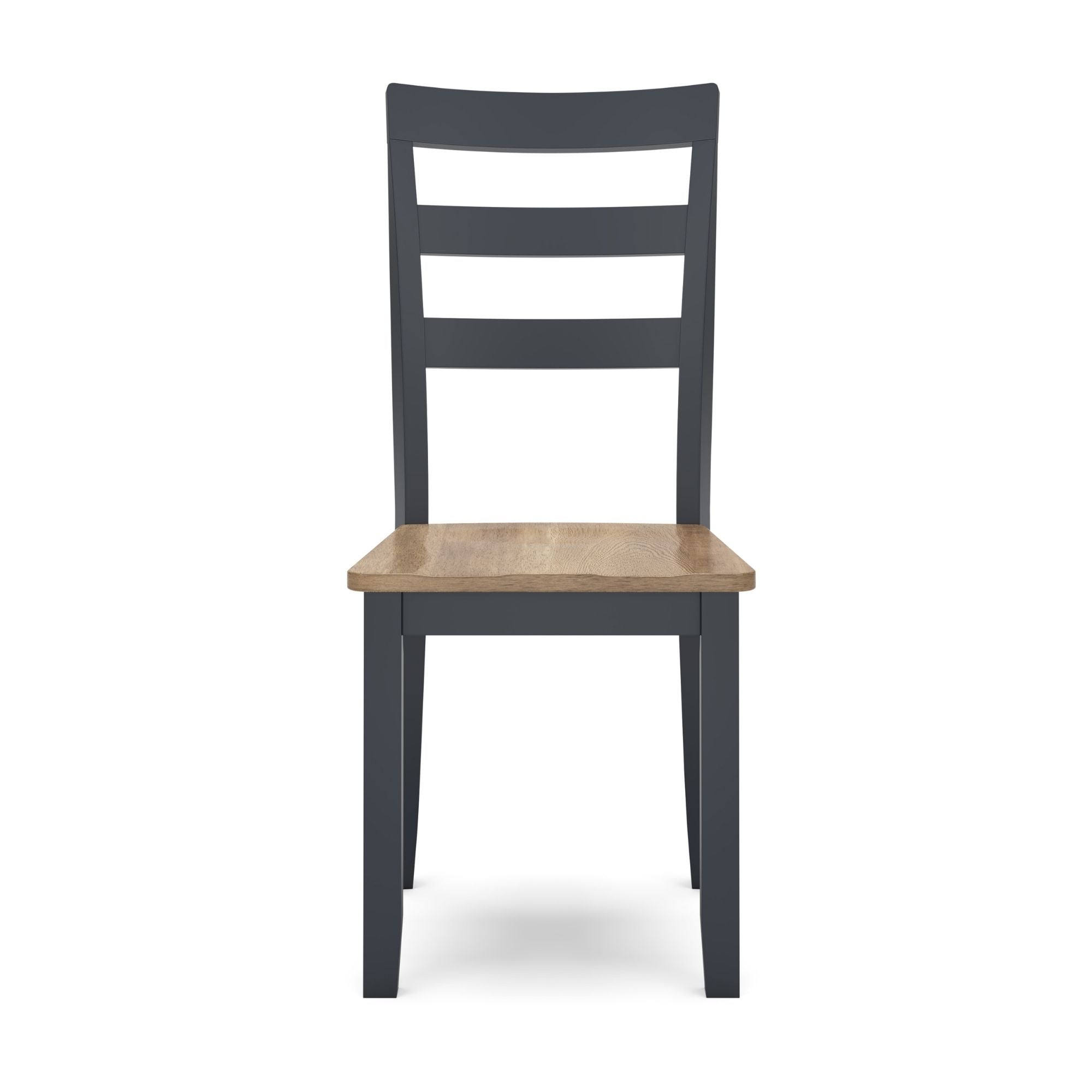 Ashley Gesthaven 6-piece dining room table set with natural wood finish and blue upholstered chairs, perfect for a stylish dining space.