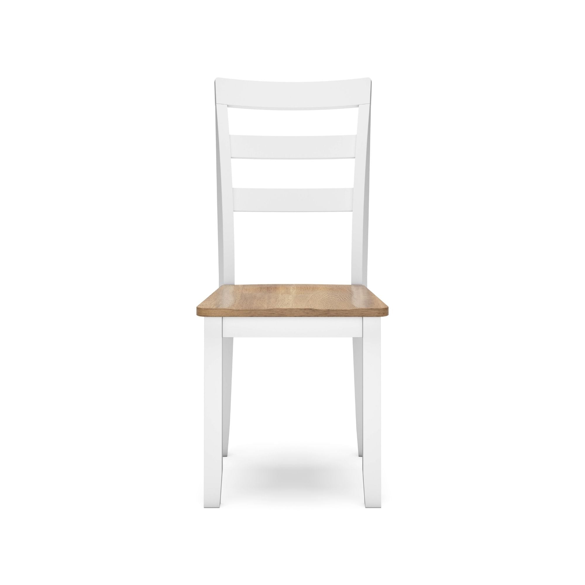 Ashley Gesthaven 6-piece dining room table set with natural wood finish and white accents, includes table and matching chairs.