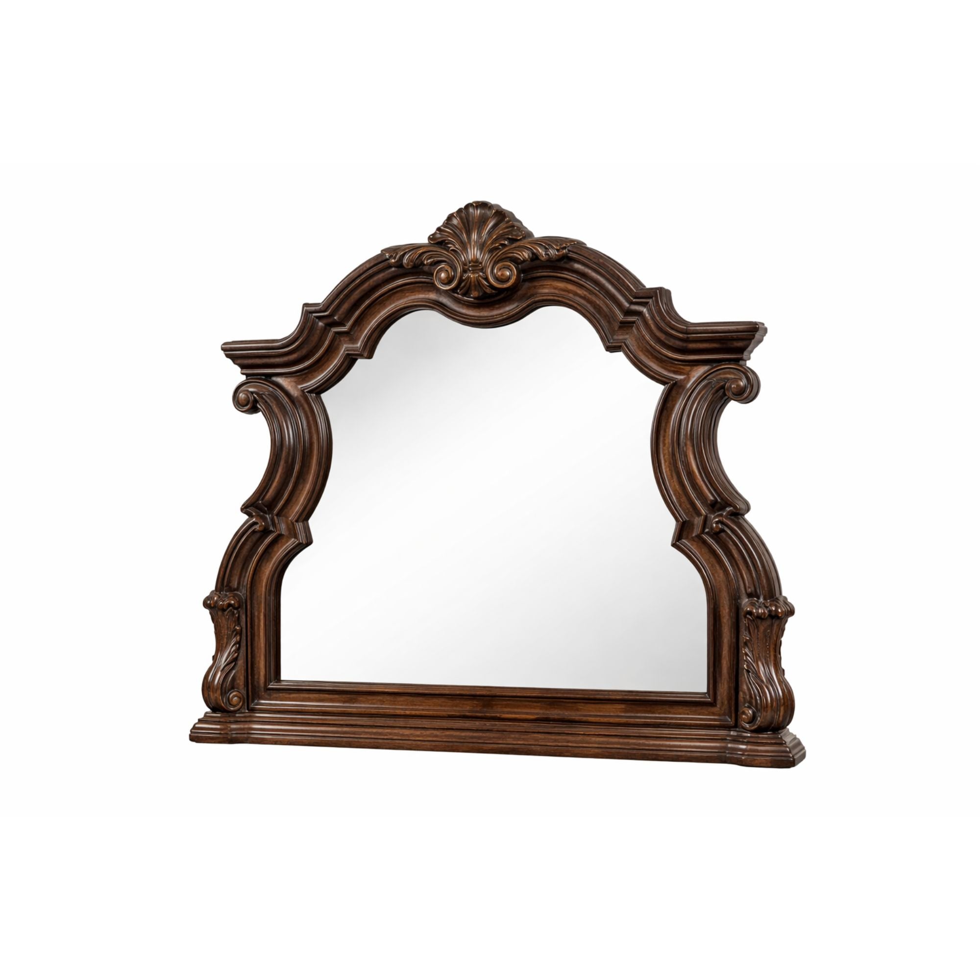 MAZ Gilmartin mirror showing a sleek, modern design with a reflective glass surface and stylish frame.