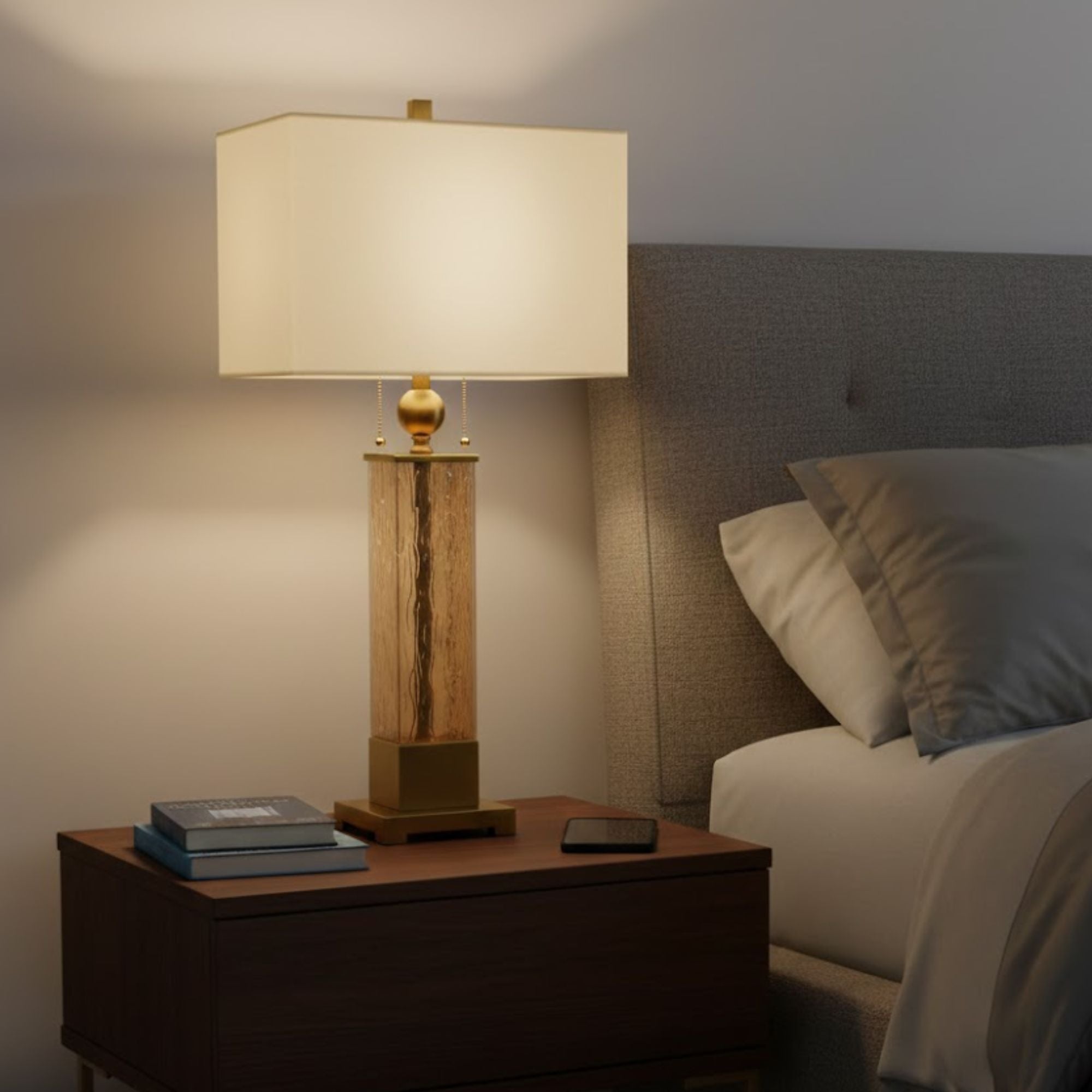 Antique Bronze & Glass Table Lamp | CastleUp Experience Centre Online Furniture