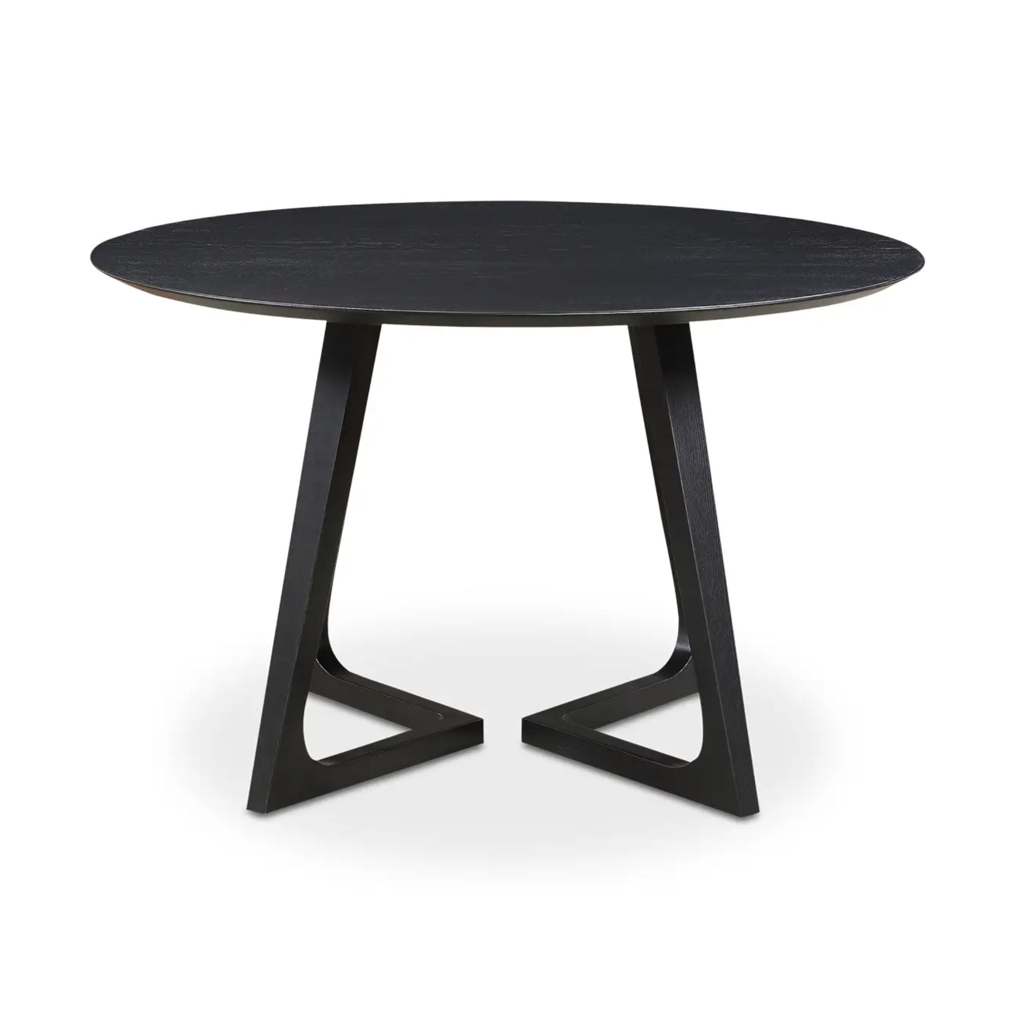 Moe's Home Godenza Collection Round Dining Table Black | CastleUp Experience Centre Online Furniture
