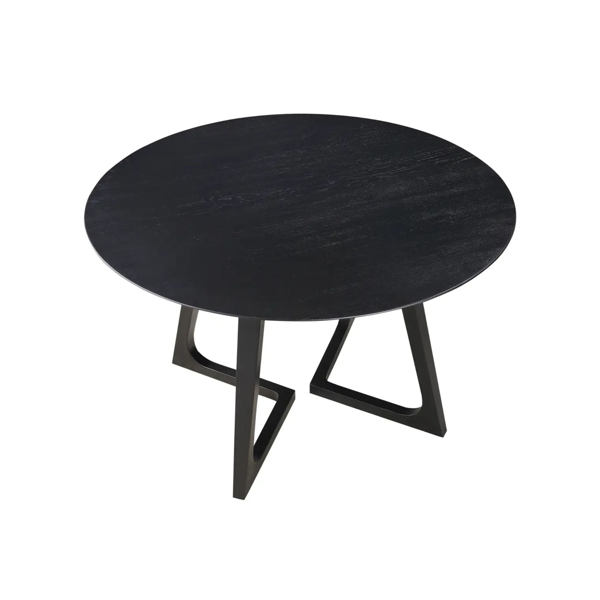 Moe's Home Godenza Collection Round Dining Table Black | CastleUp Experience Centre Online Furniture