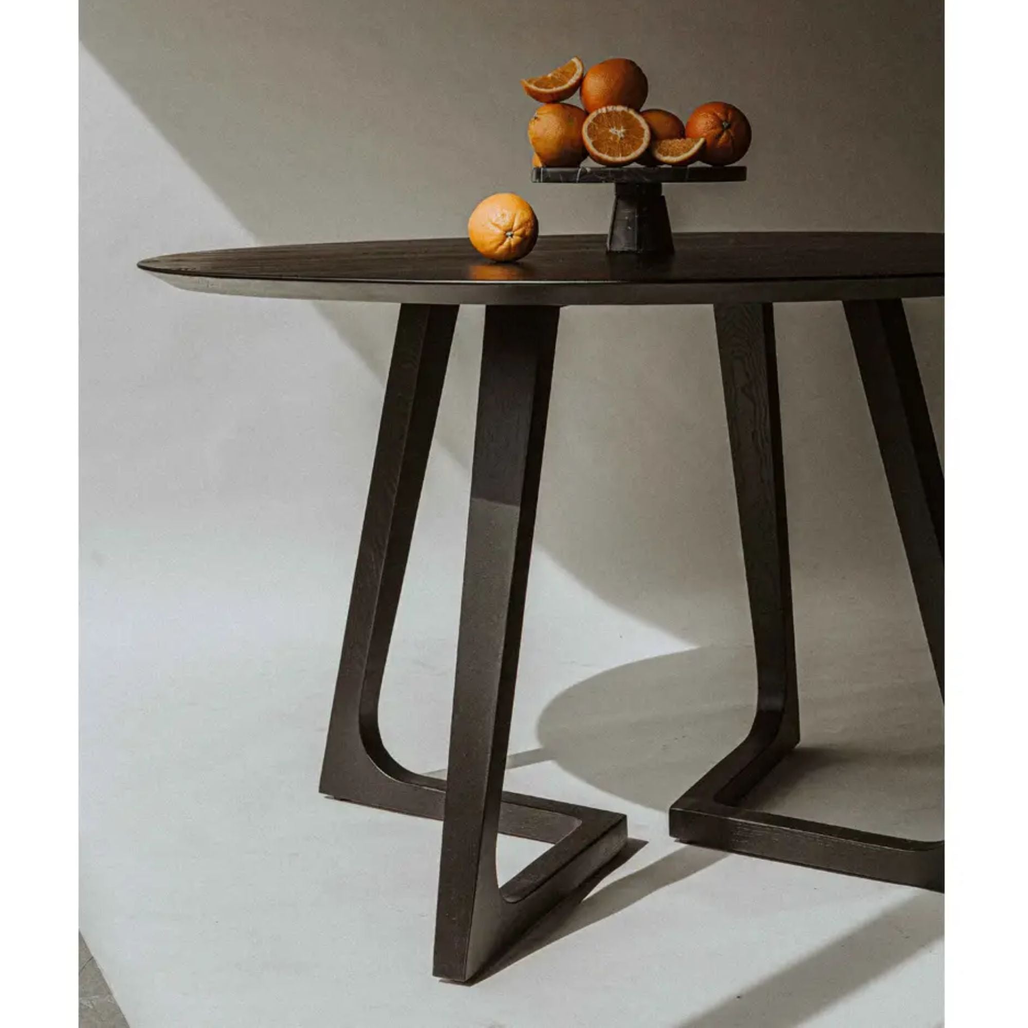 Moe's Home Godenza Collection Round Dining Table Black | CastleUp Experience Centre Online Furniture