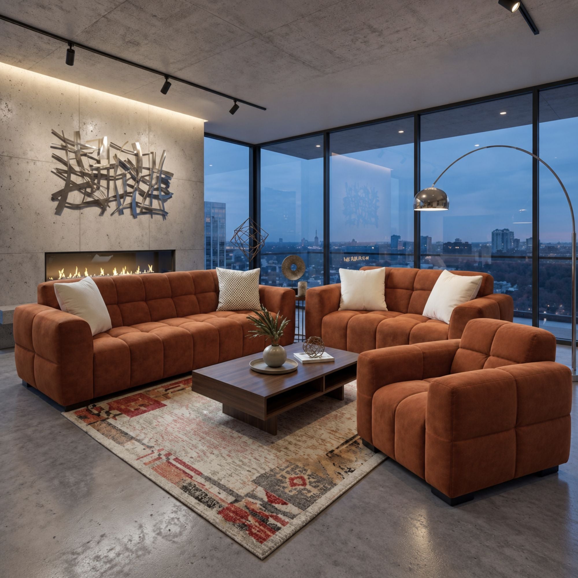 Canadian-made Goderich Modern Sofa Set
