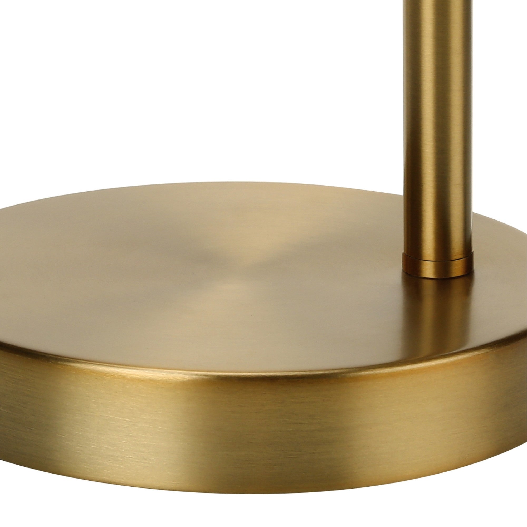 Gold metal table lamp with a gold shade, 19 inches tall, by Monarch Specialties, featuring a modern design perfect for accent lighting.