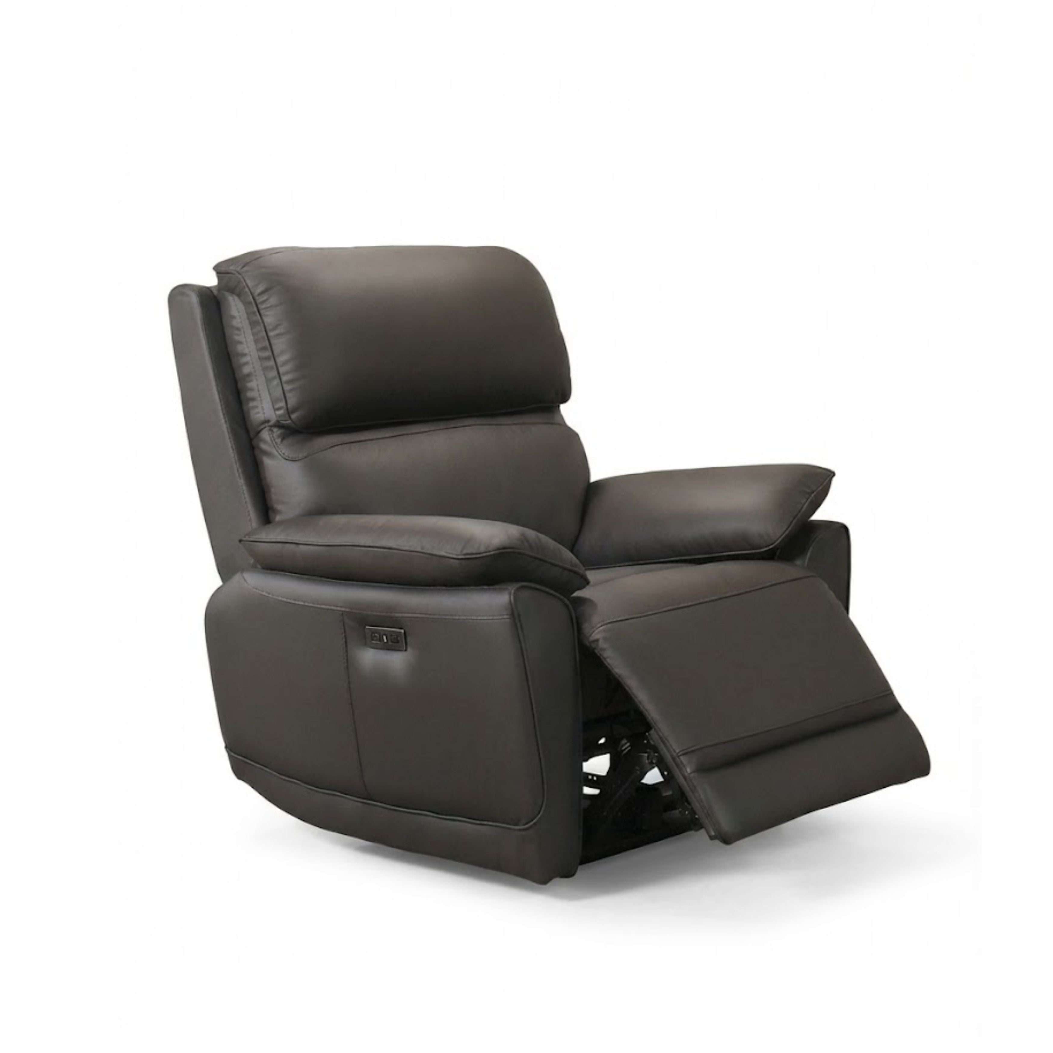 Grand Luxe Leather Power Recliner Dark Chocolate