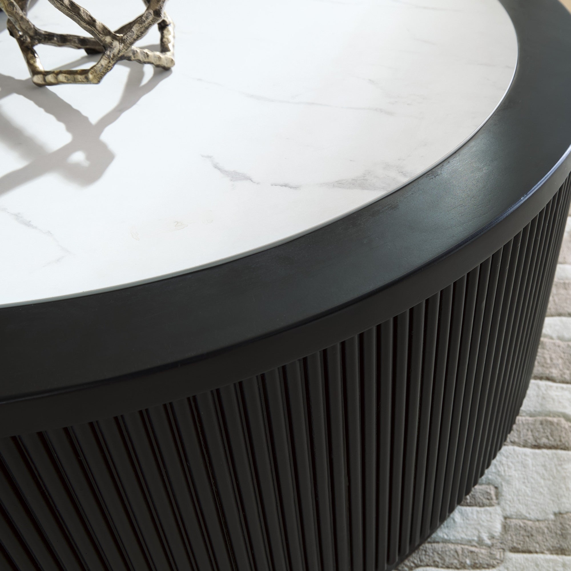 Grayman Round Cocktail Coffee Table