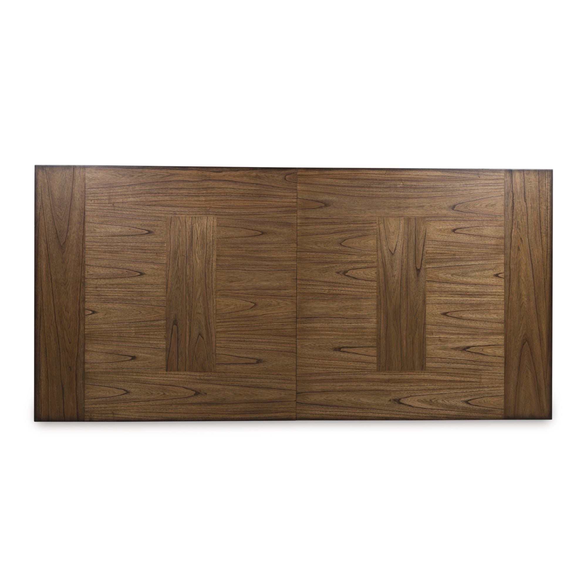Signature Ashley Greddinton extension dining table with a wooden finish, designed for kitchen and dining room use.