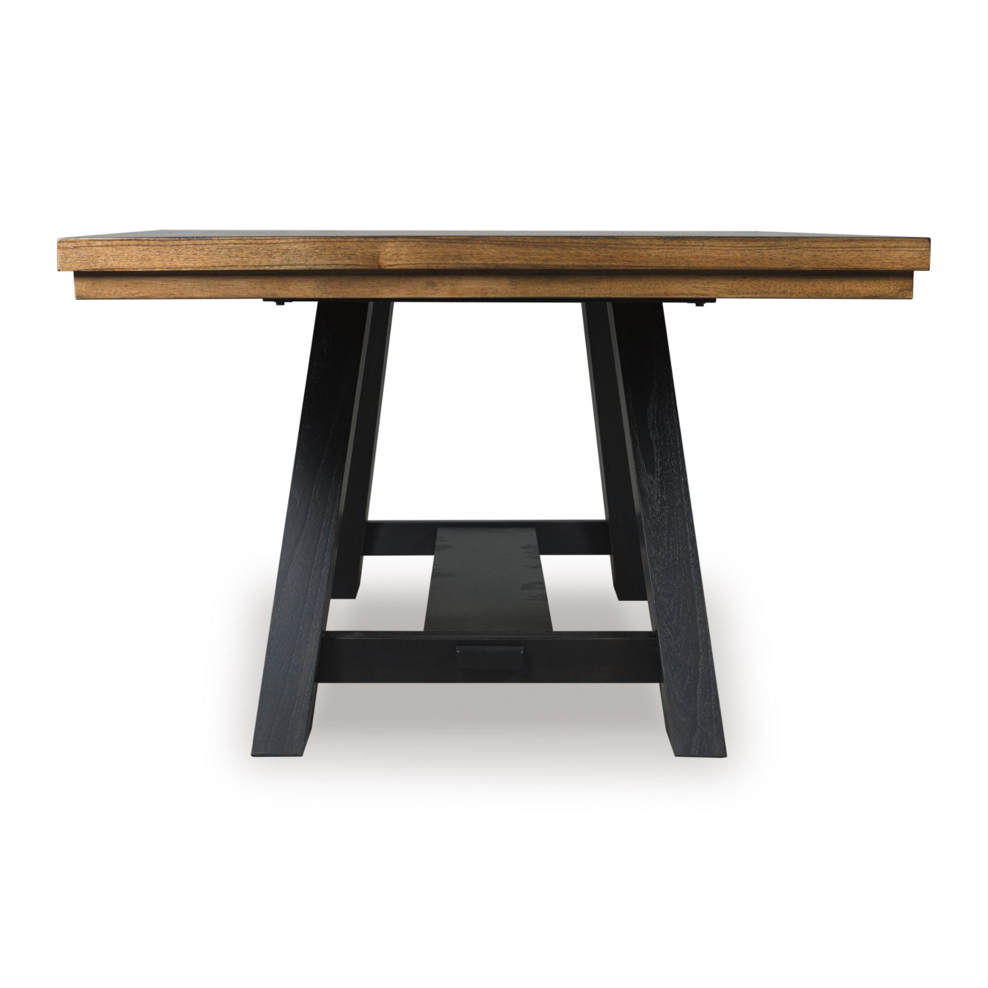 Signature Ashley Greddinton extension dining table set in a stylish kitchen and dining room setting with wood finish and extended surface.