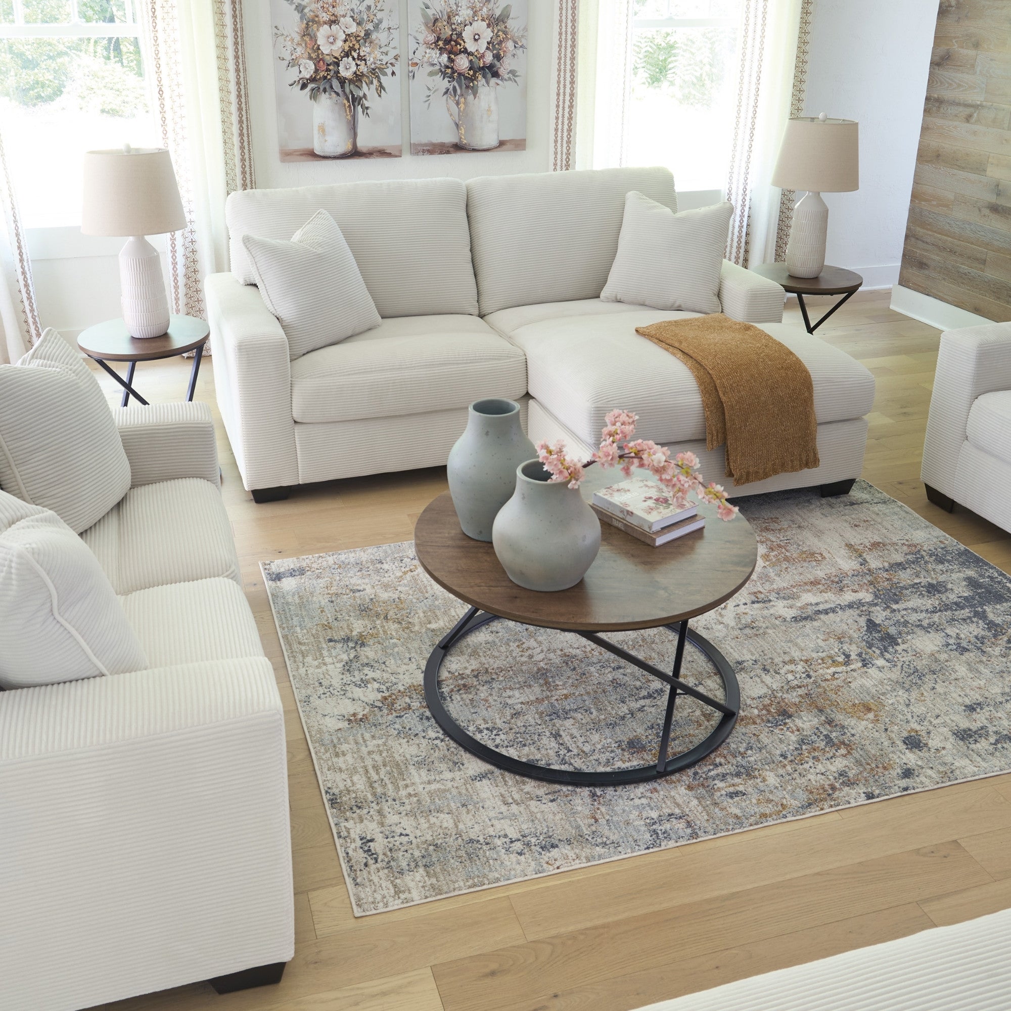 Greenbriar Sofa Chaise Ivory