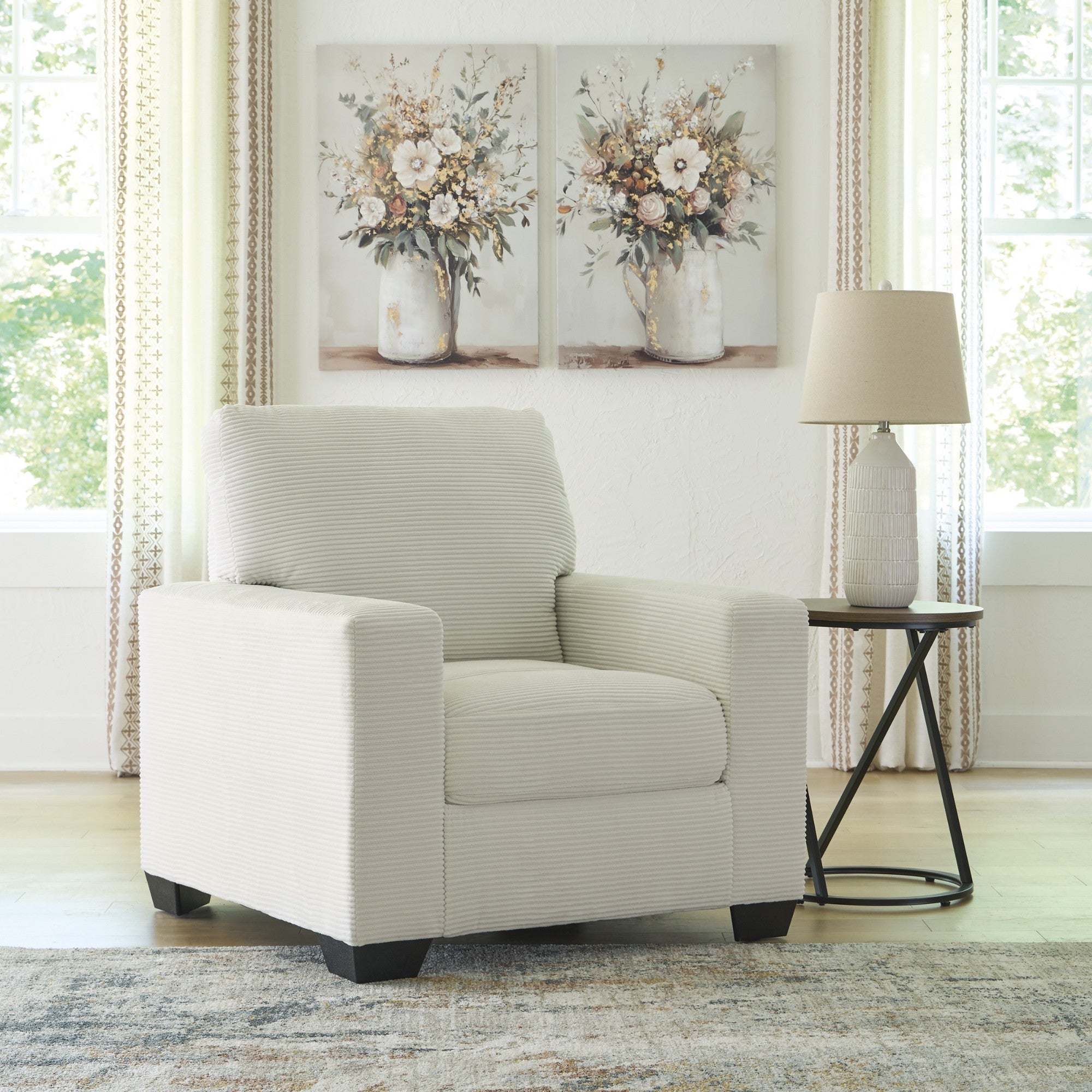 Greenbriar Arm Chair Ivory