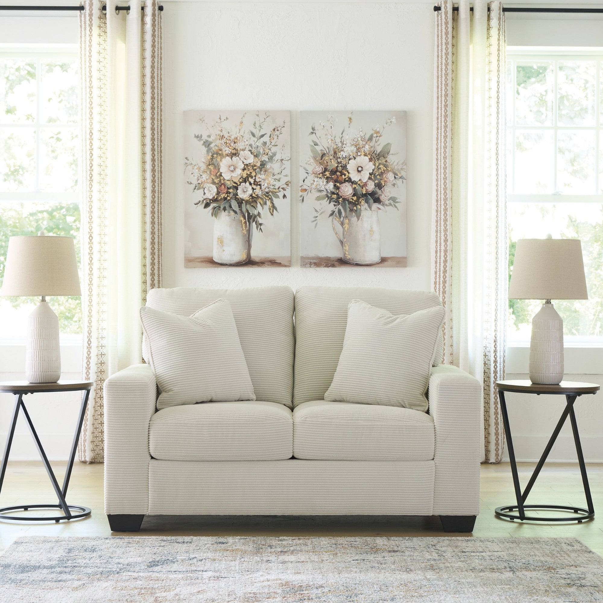 Greenbriar Loveseat Ivory