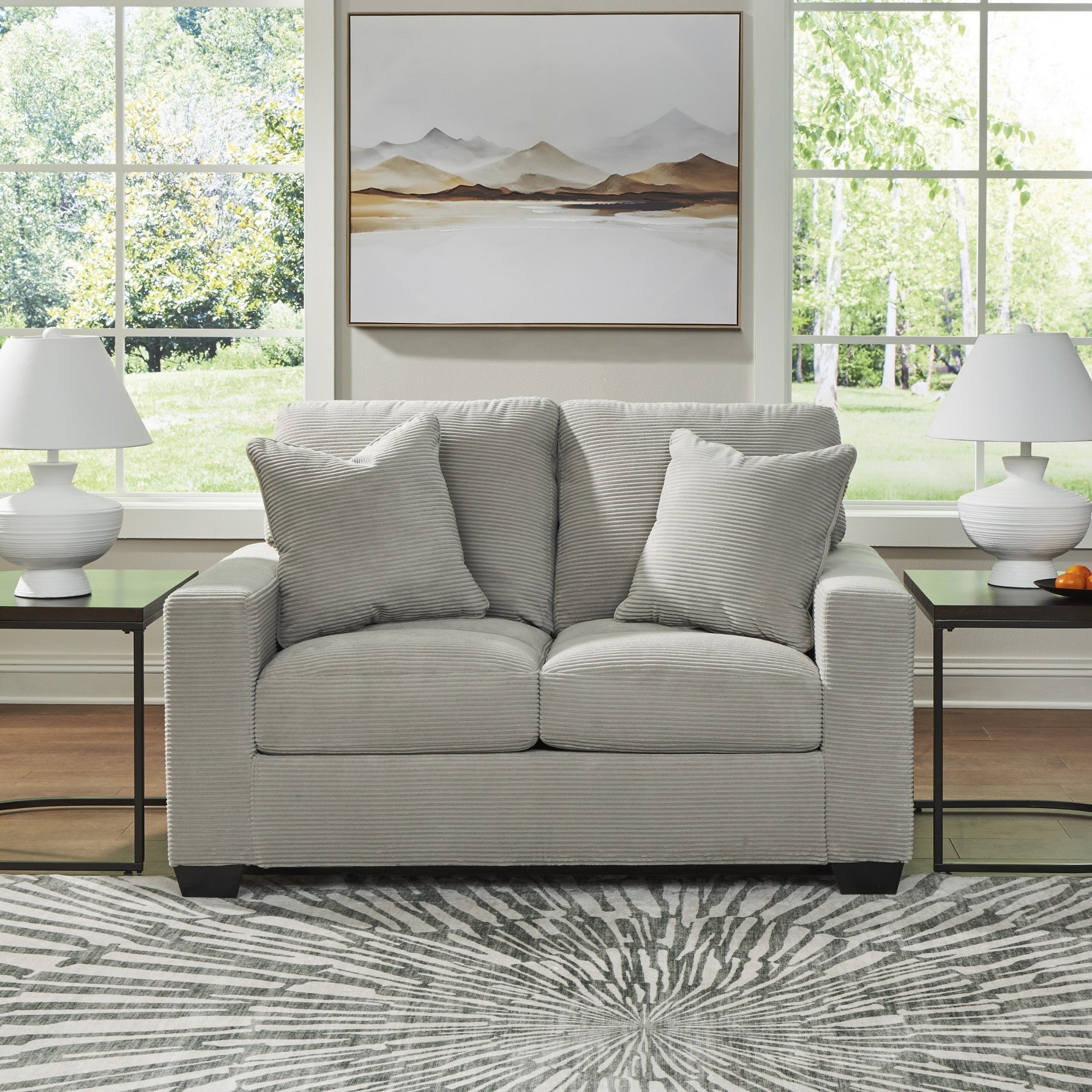 Greenbriar Loveseat Light Grey