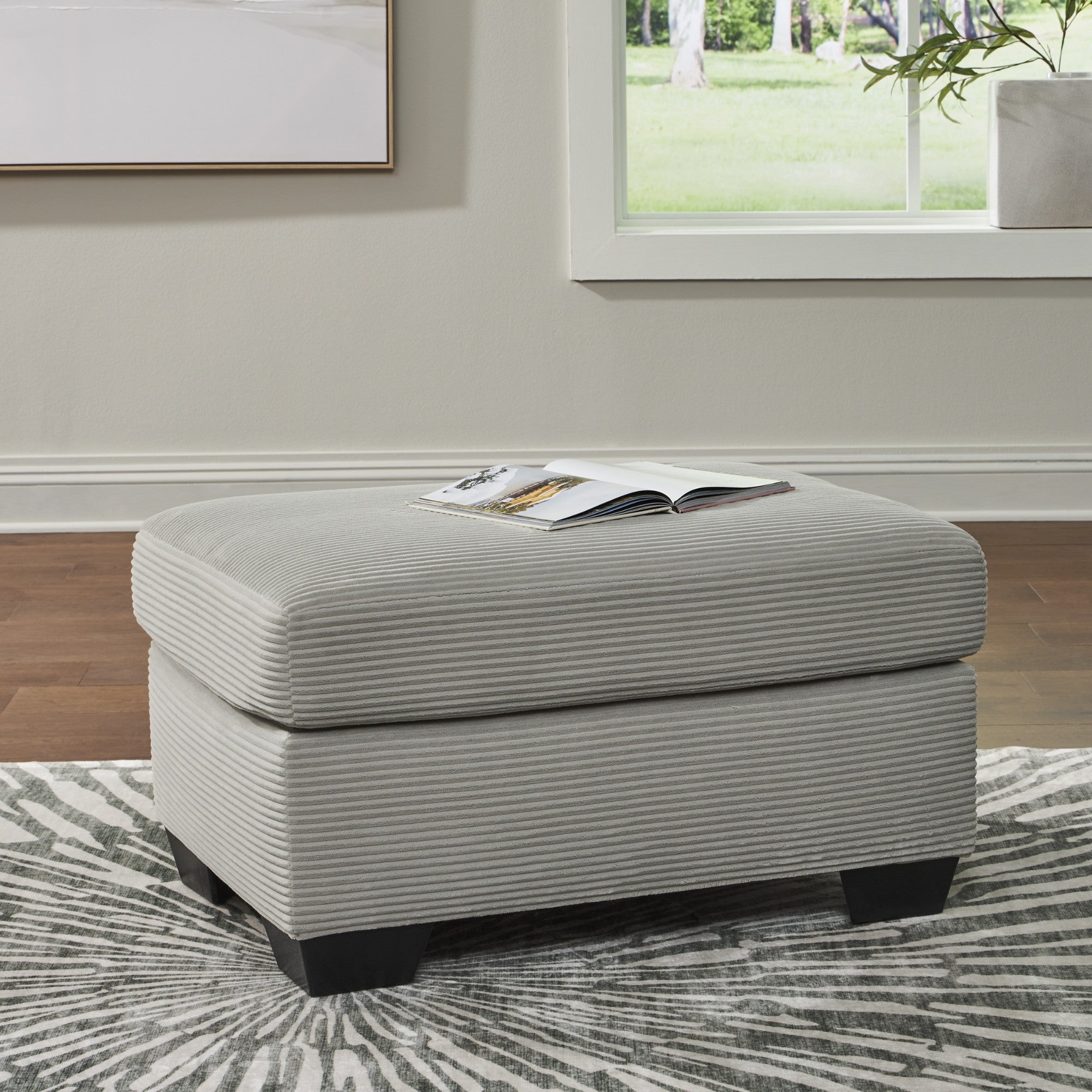 Greenbriar Ottoman Light Grey