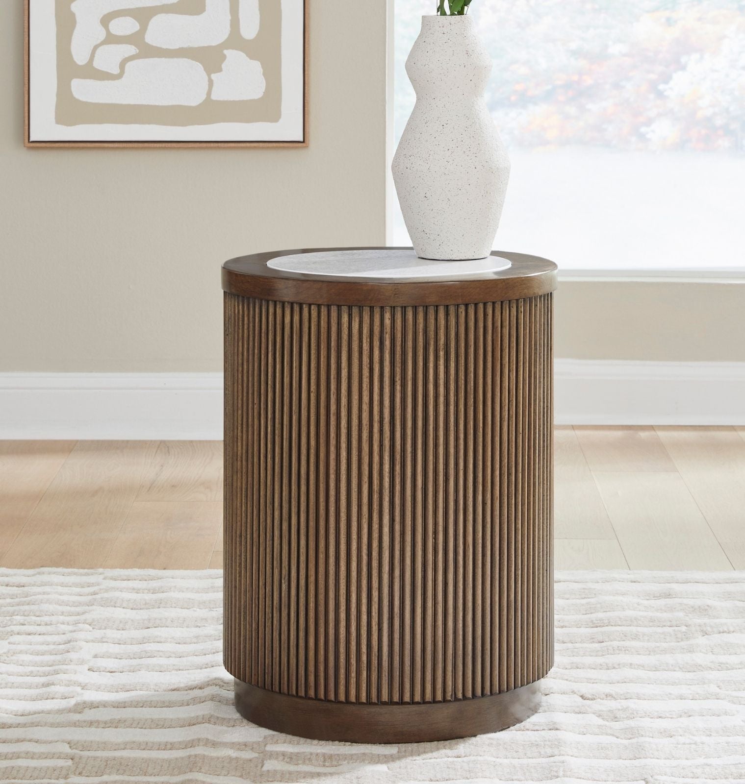 Hadonna Round End Table