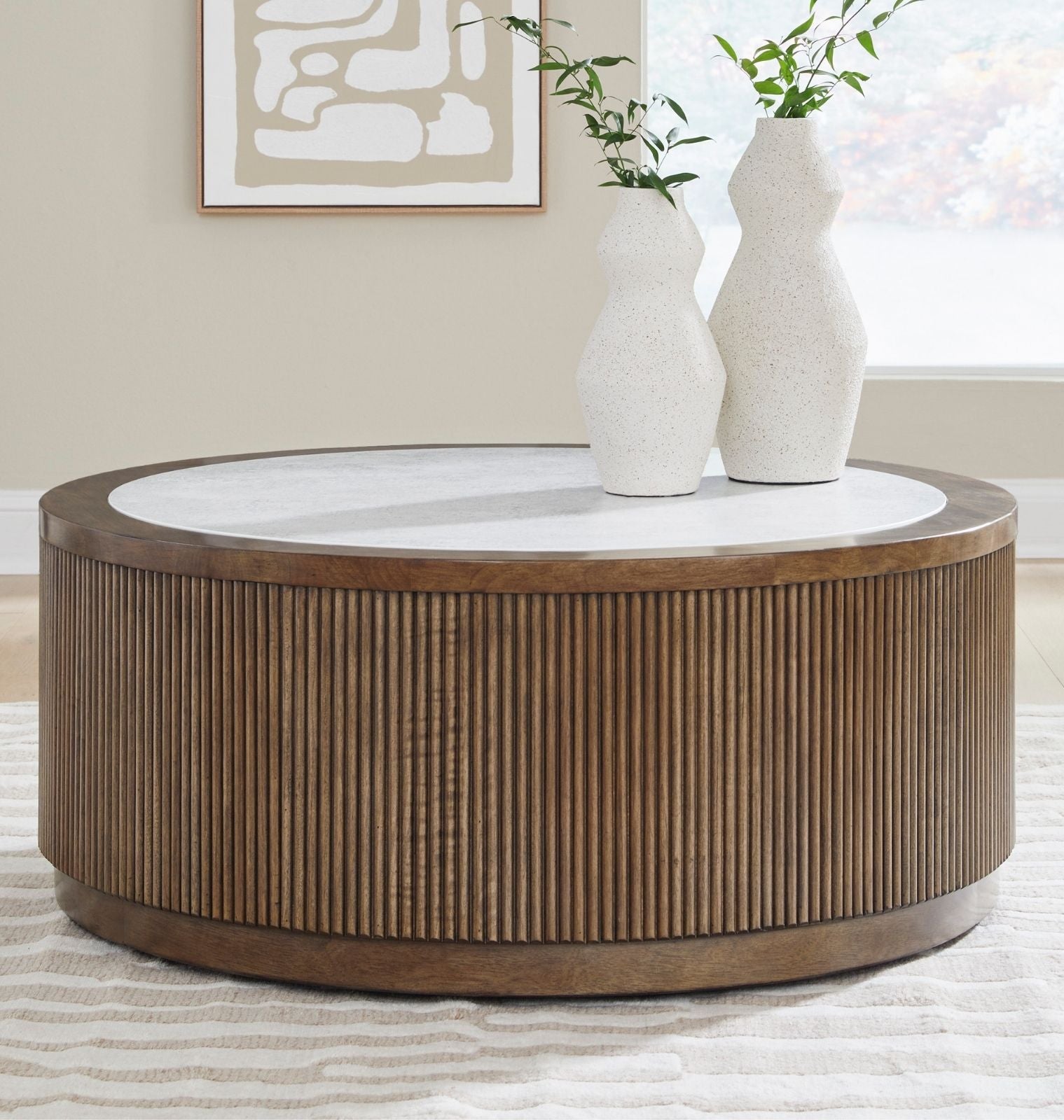 Hadonna Round Cocktail Table