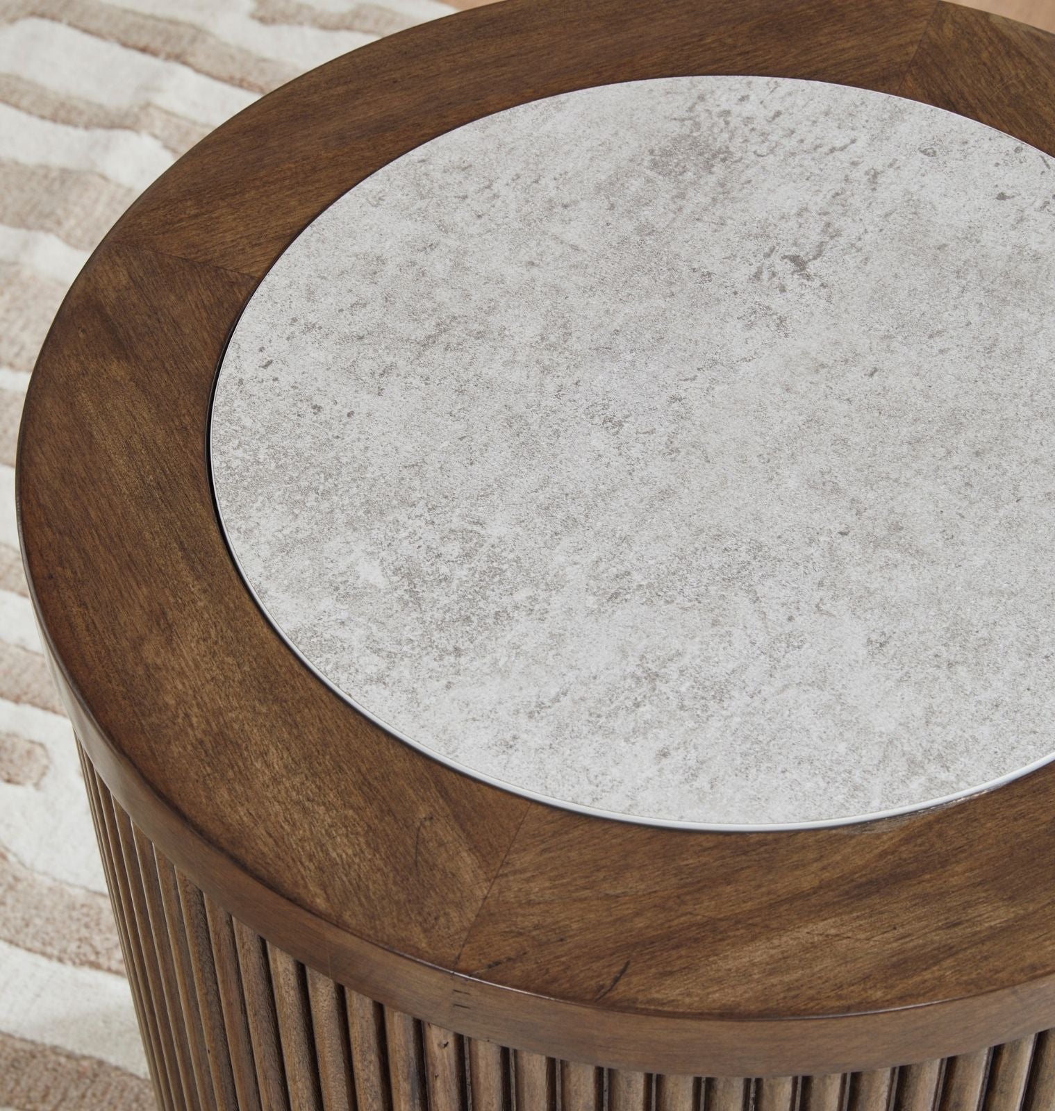 Hadonna Round End Table