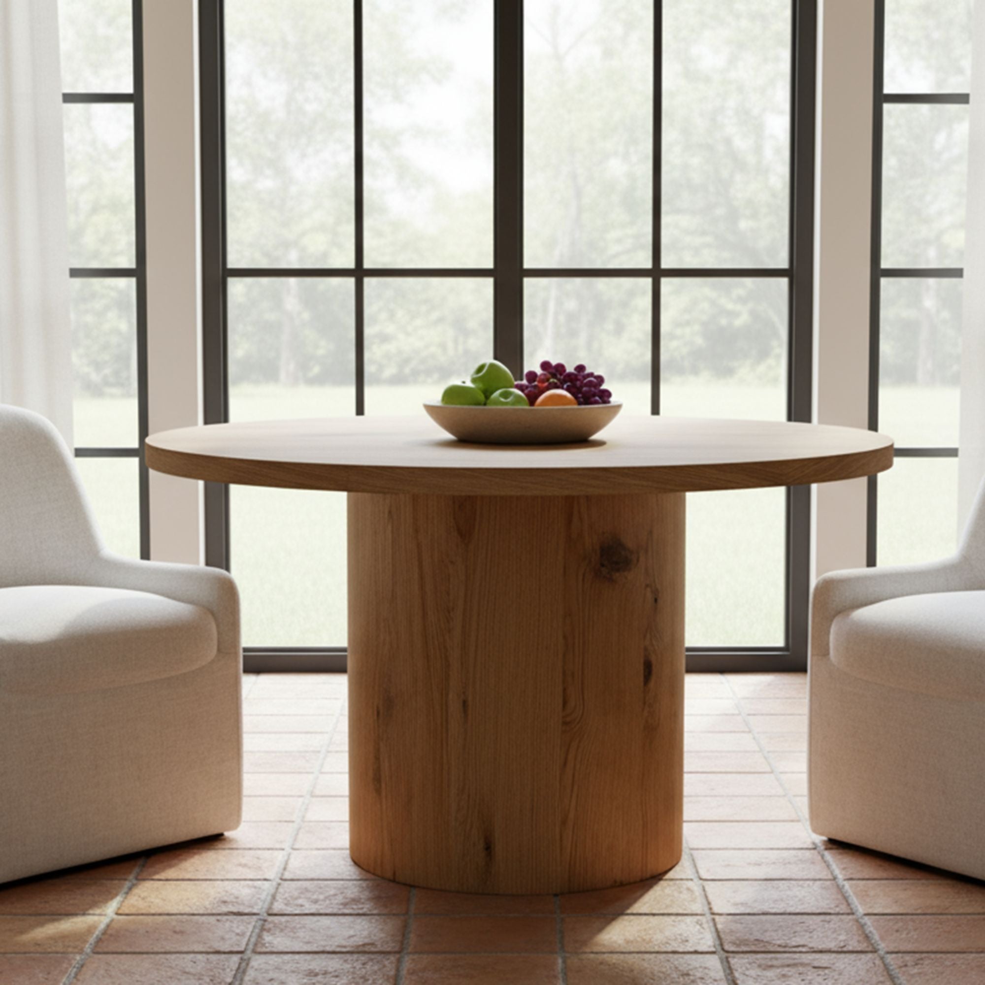 Moe's Home Hansen Collection Dining Table Rustic Oak | CastleUp Experience Centre Online Furniture