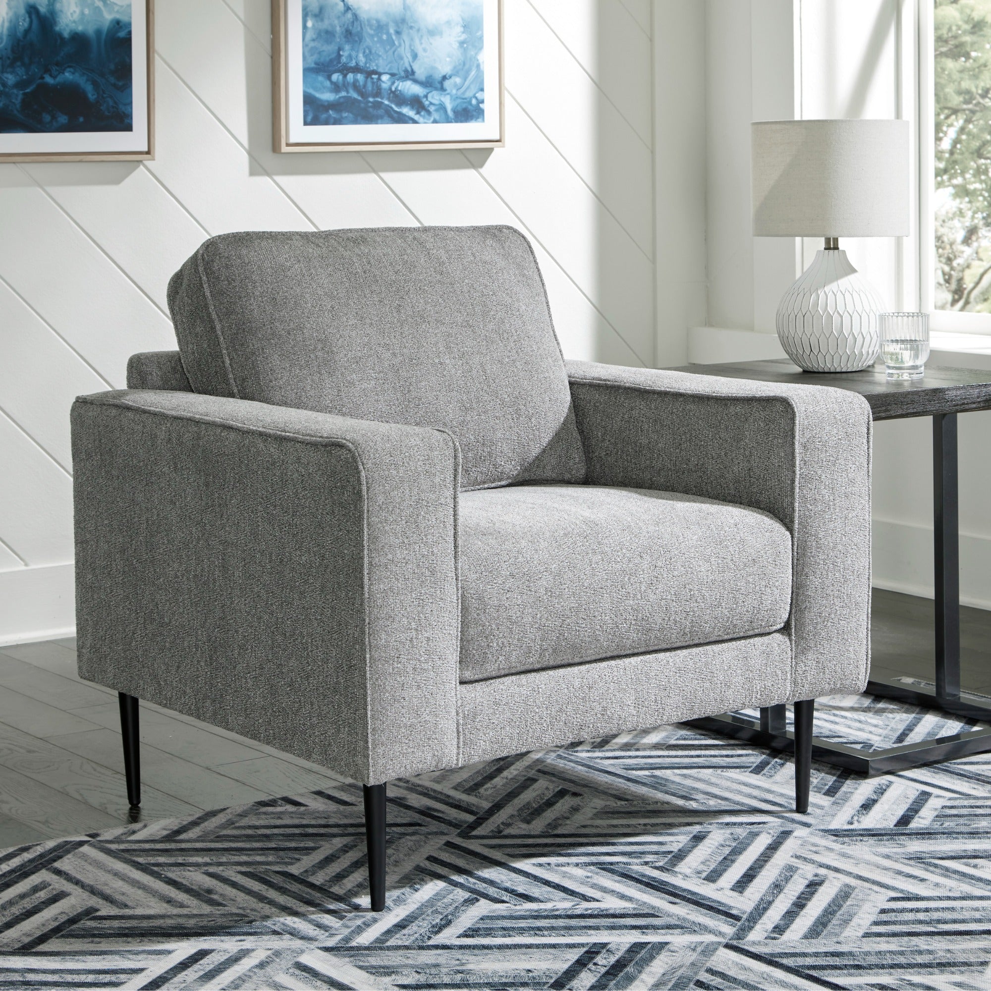 Hazela Chair in Charcoal