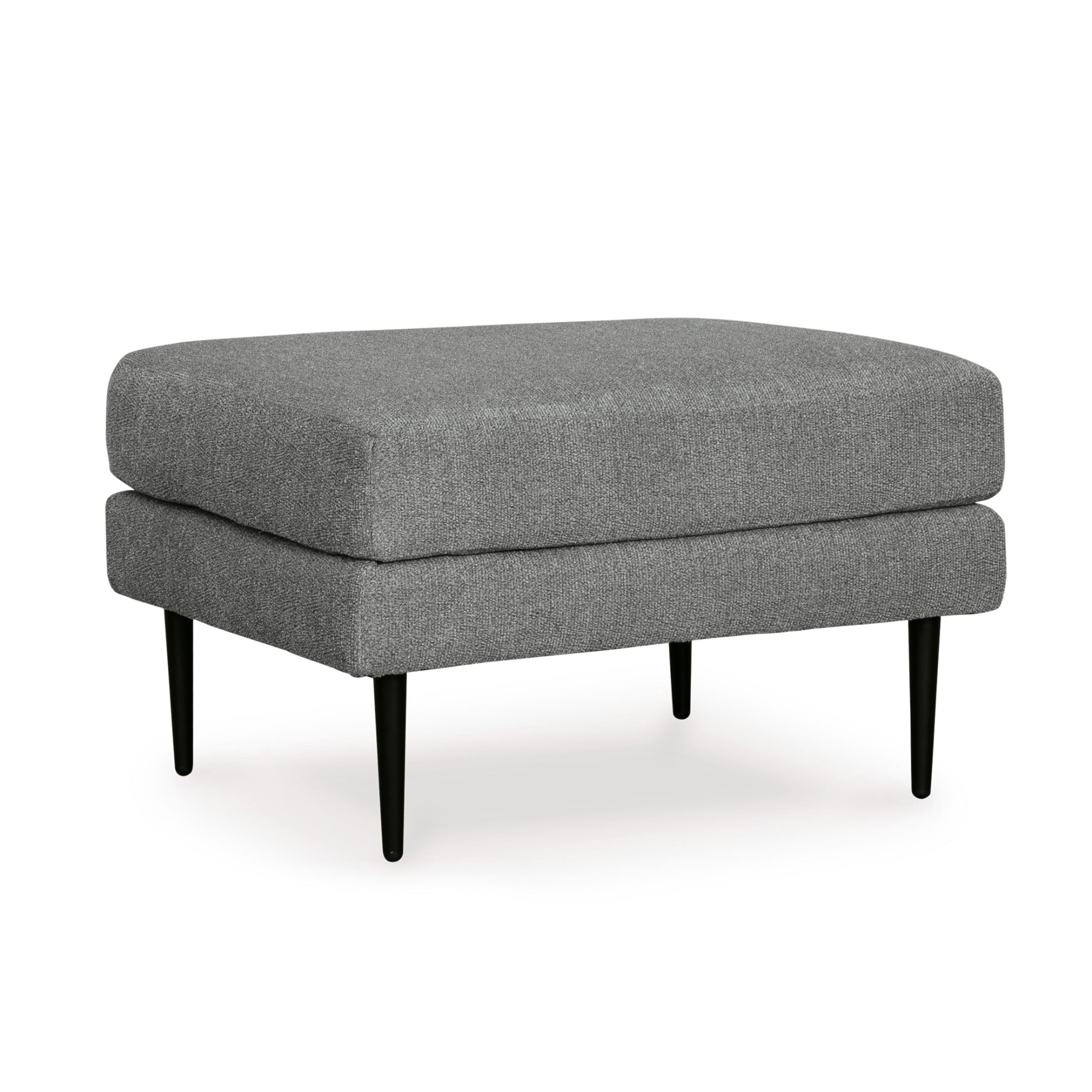 Hazela Ottoman in Charcoal