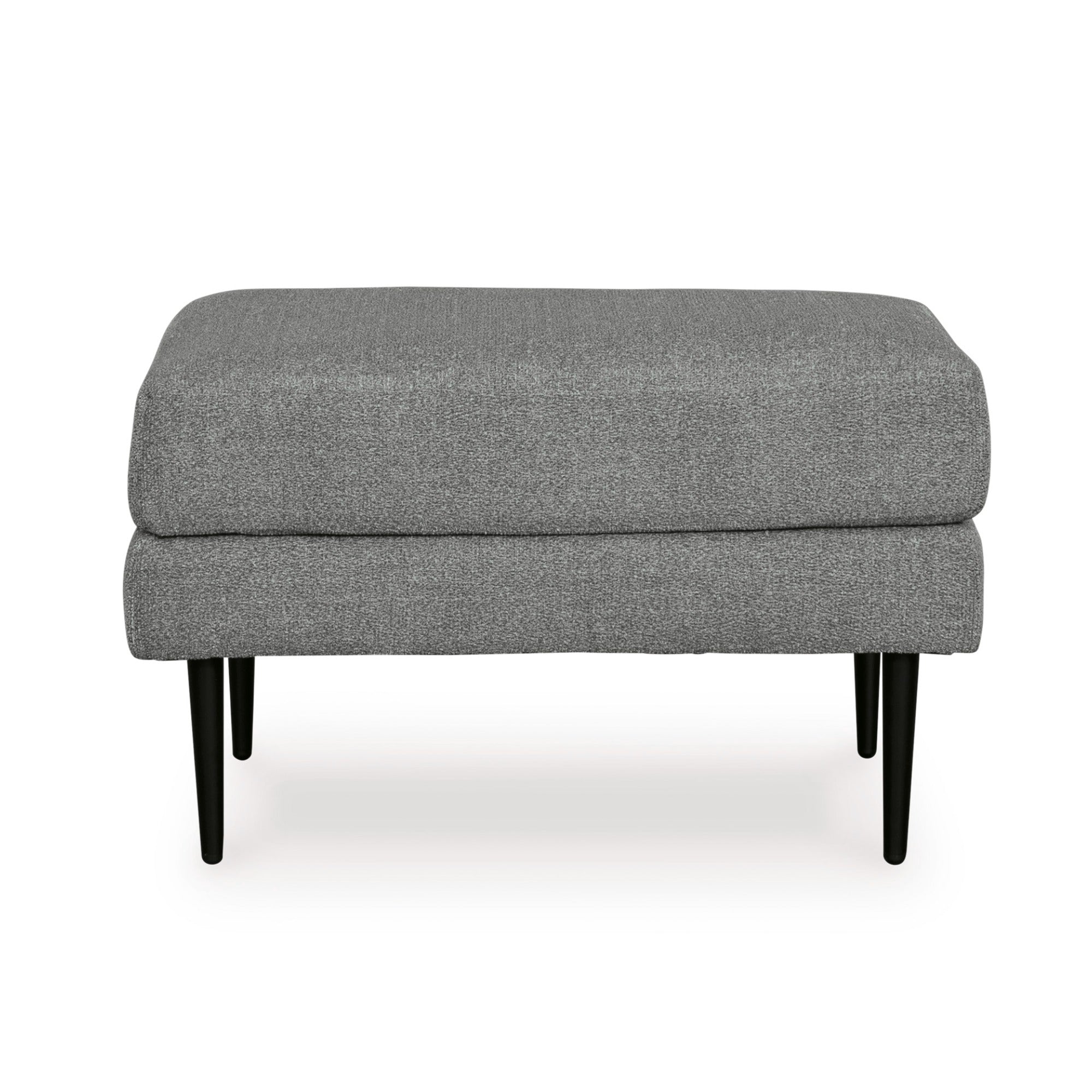 Hazela Ottoman in Charcoal