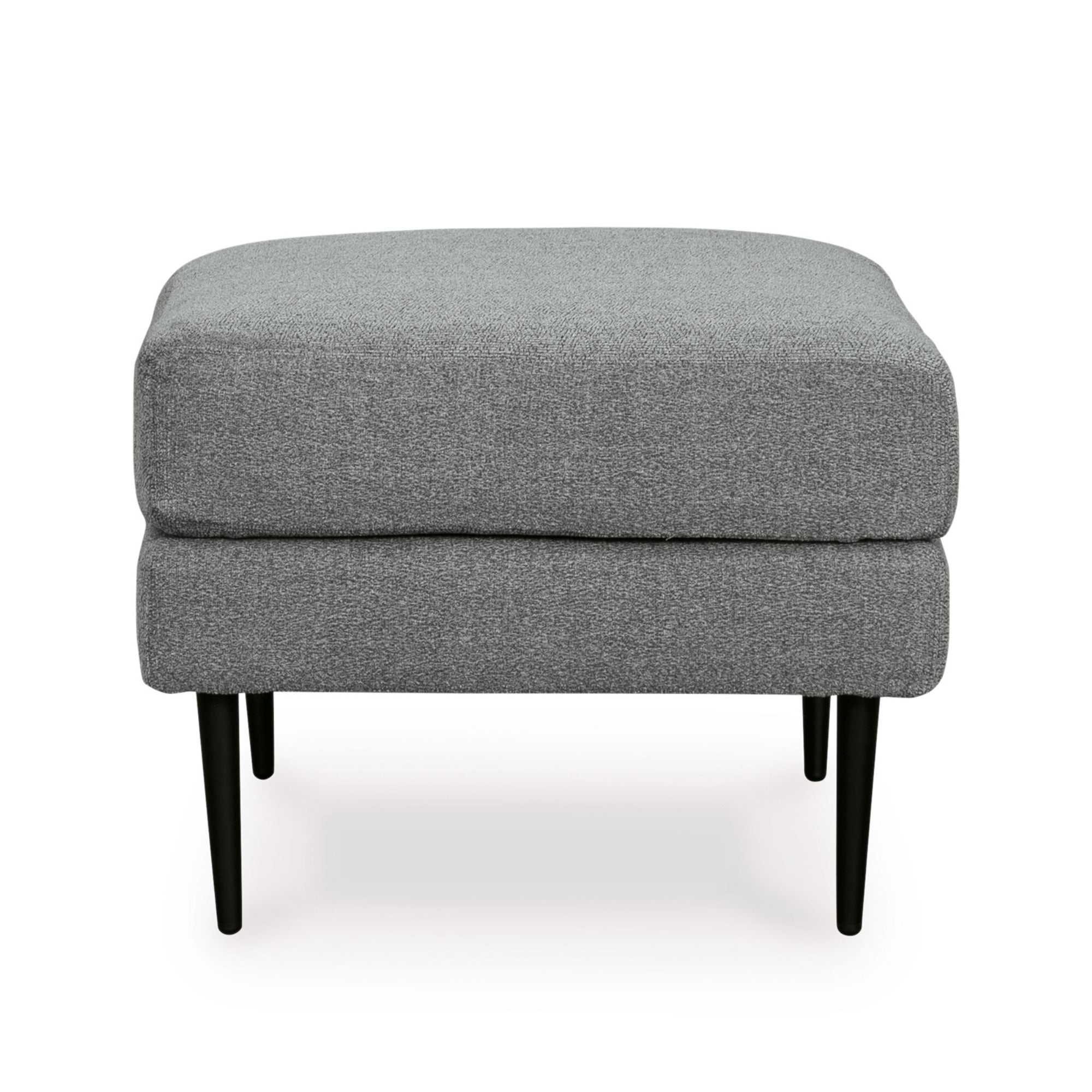 Hazela Ottoman in Charcoal
