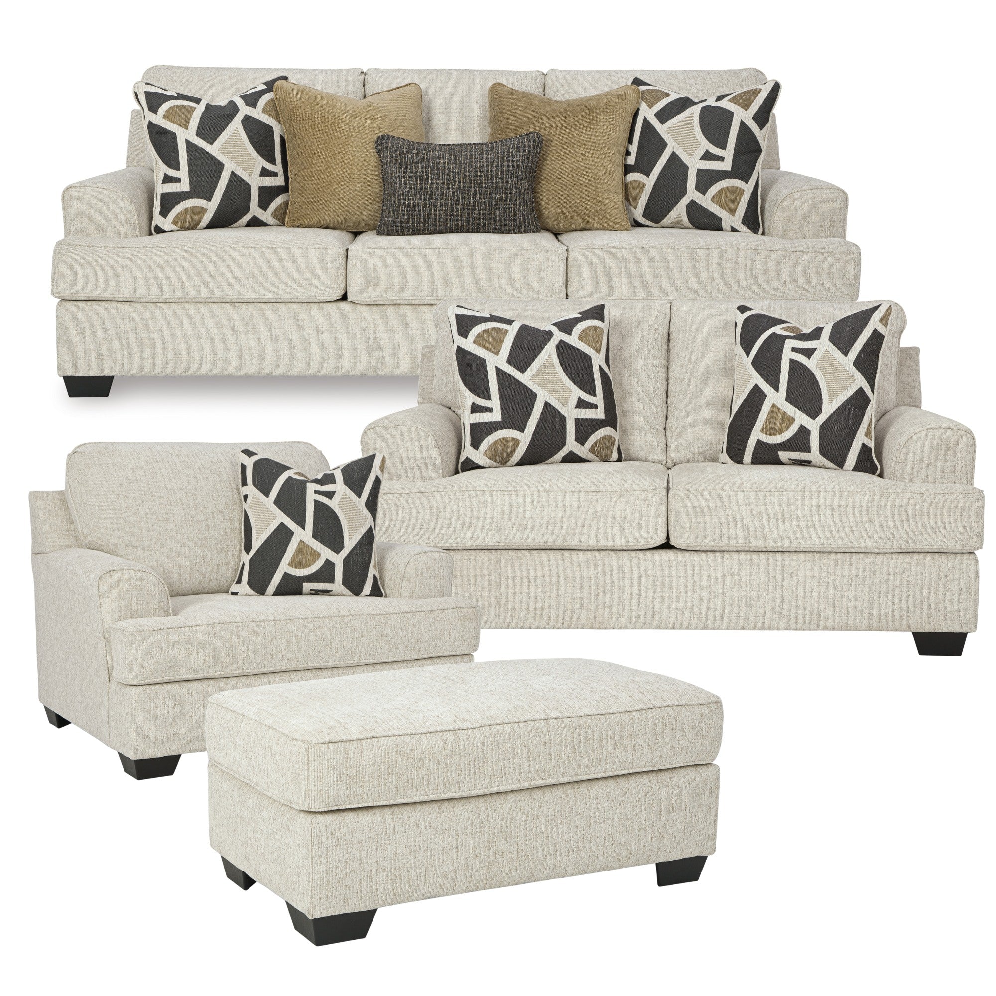 Heartcort Sofa Set Quartz