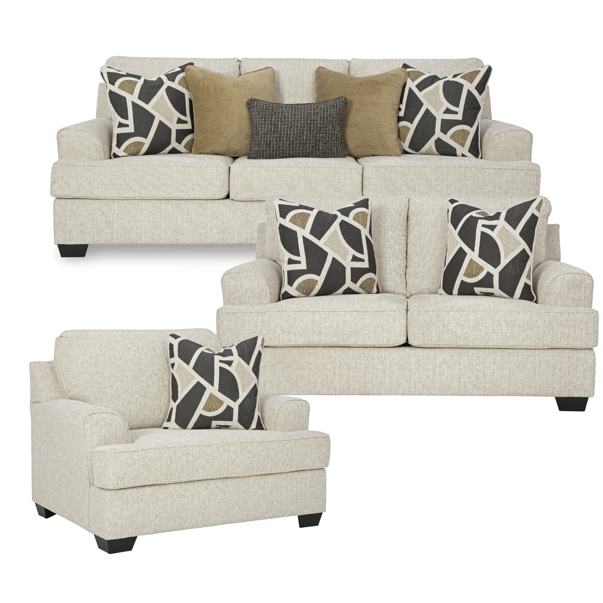 Heartcort Sofa Set Quartz