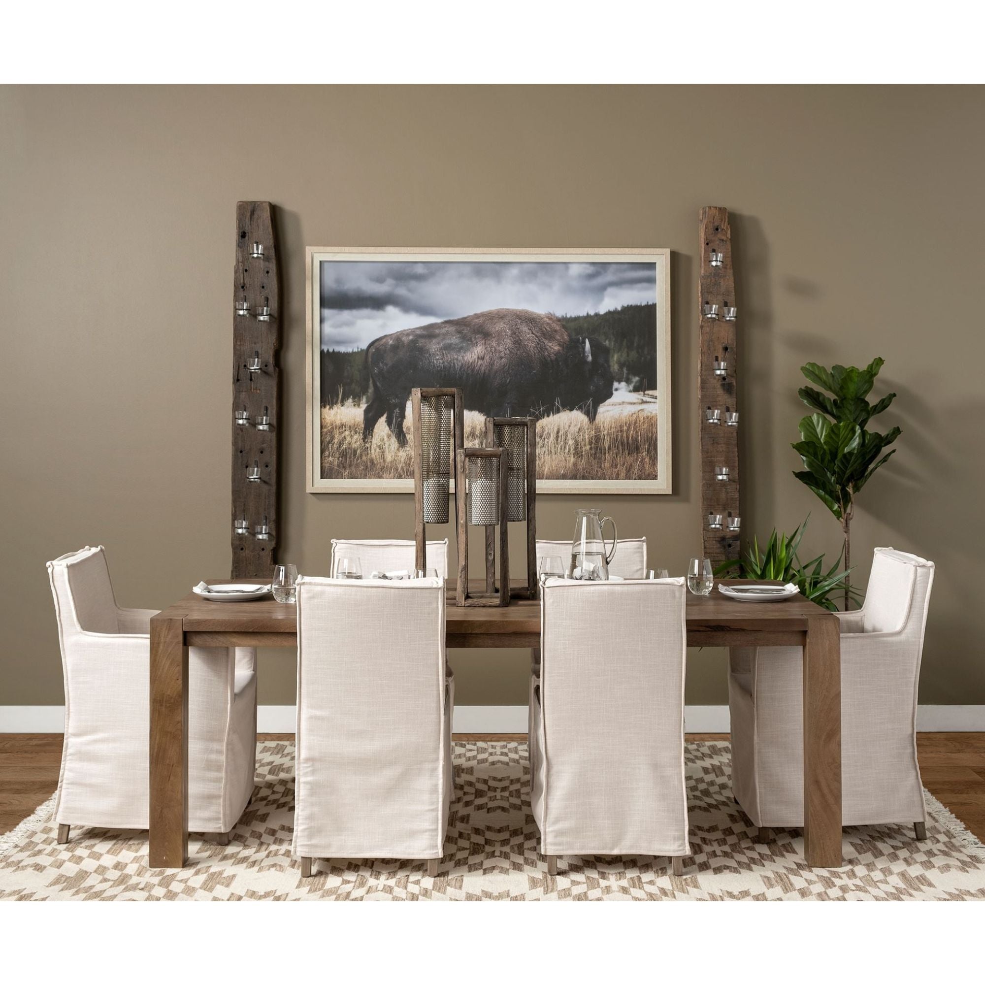 Mercana Elbert Collection Dining Chair in Cream | CastleUp Experience Centre Online Furniture