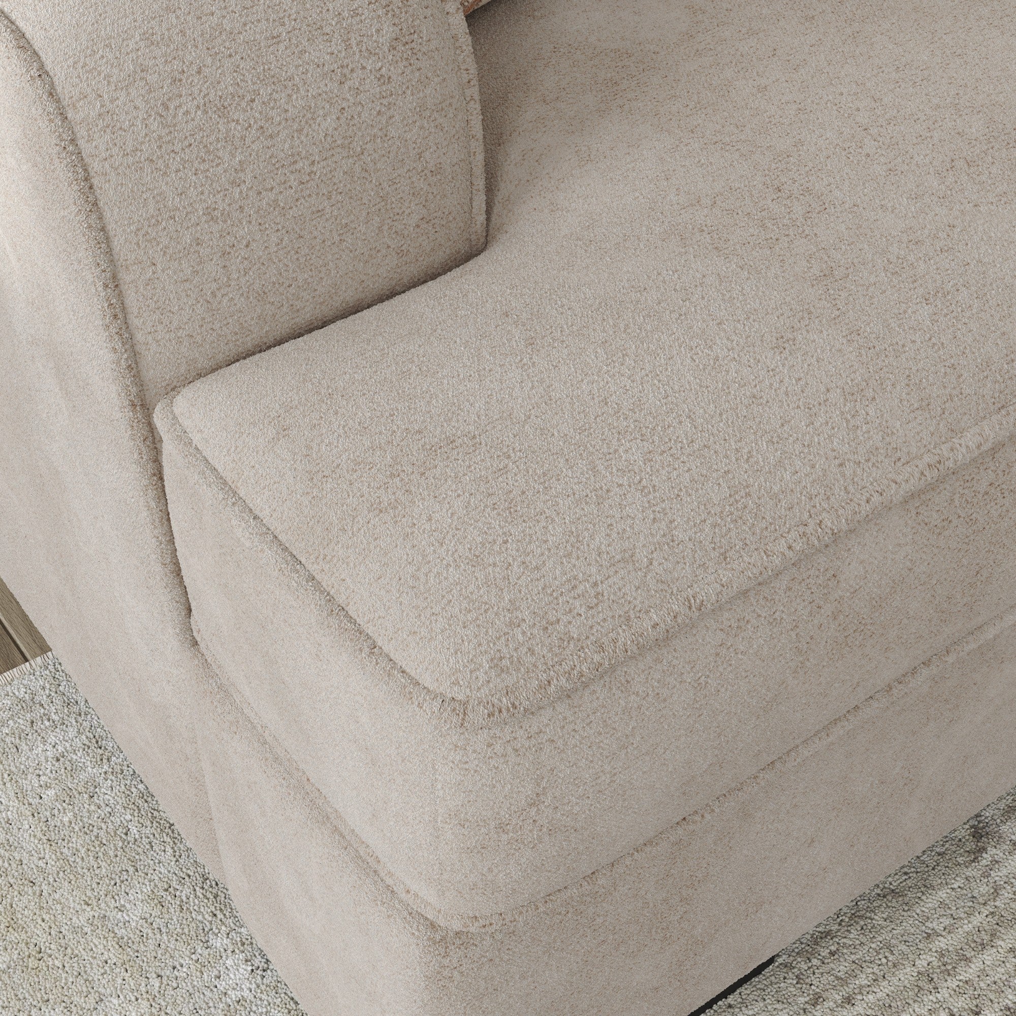 High Profile Sofa in Taupe