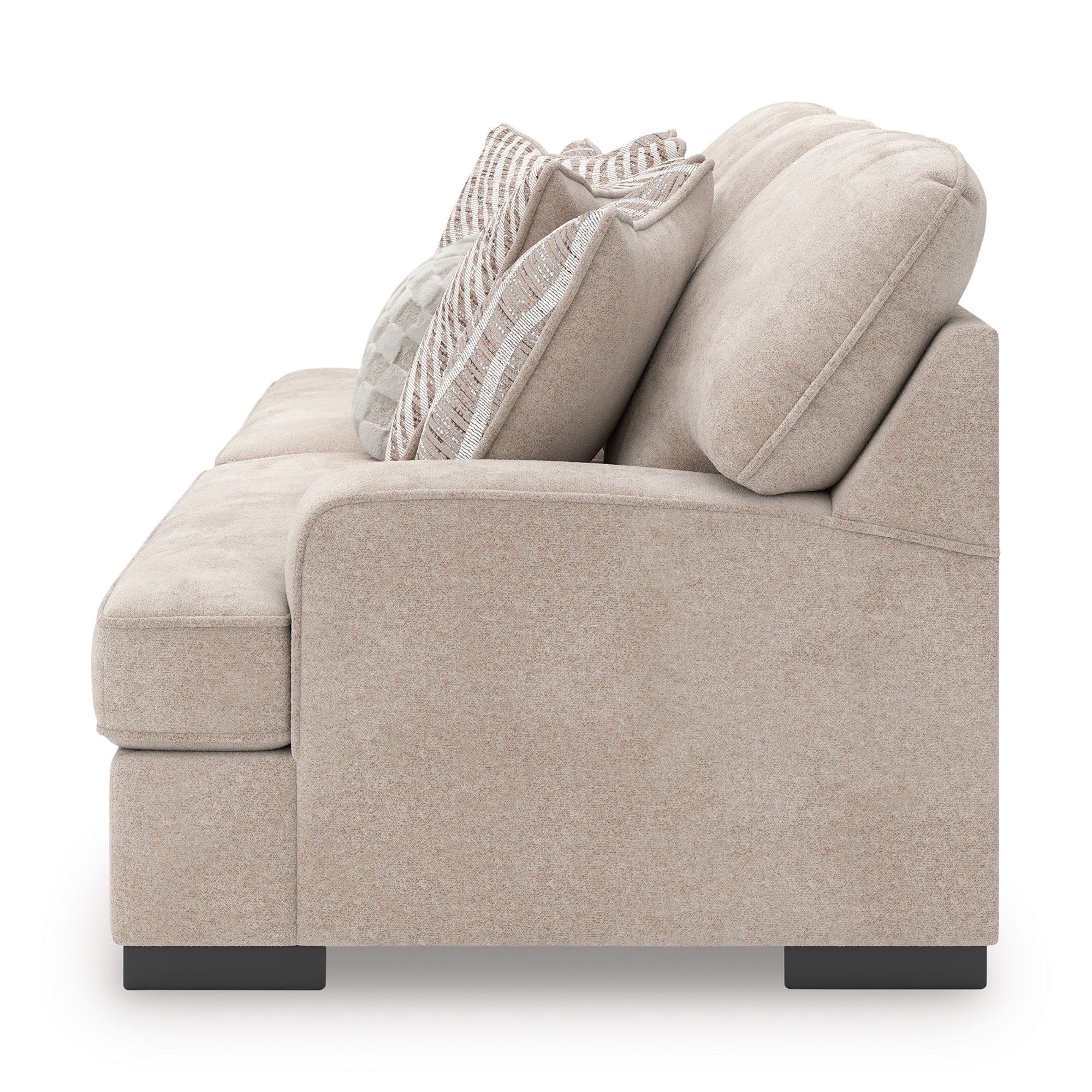 High Profile Sofa Set in Taupe