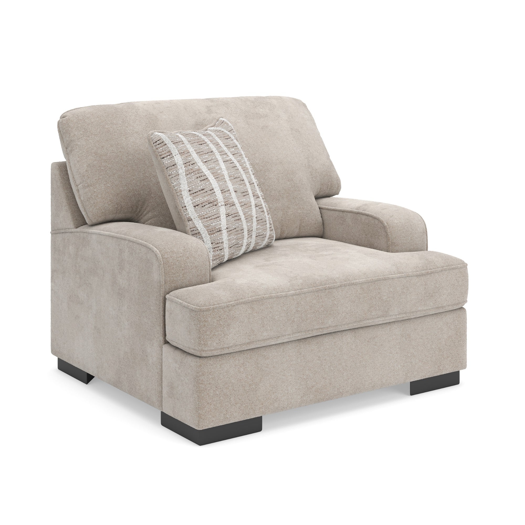 High Profile Oversize Chair in Taupe