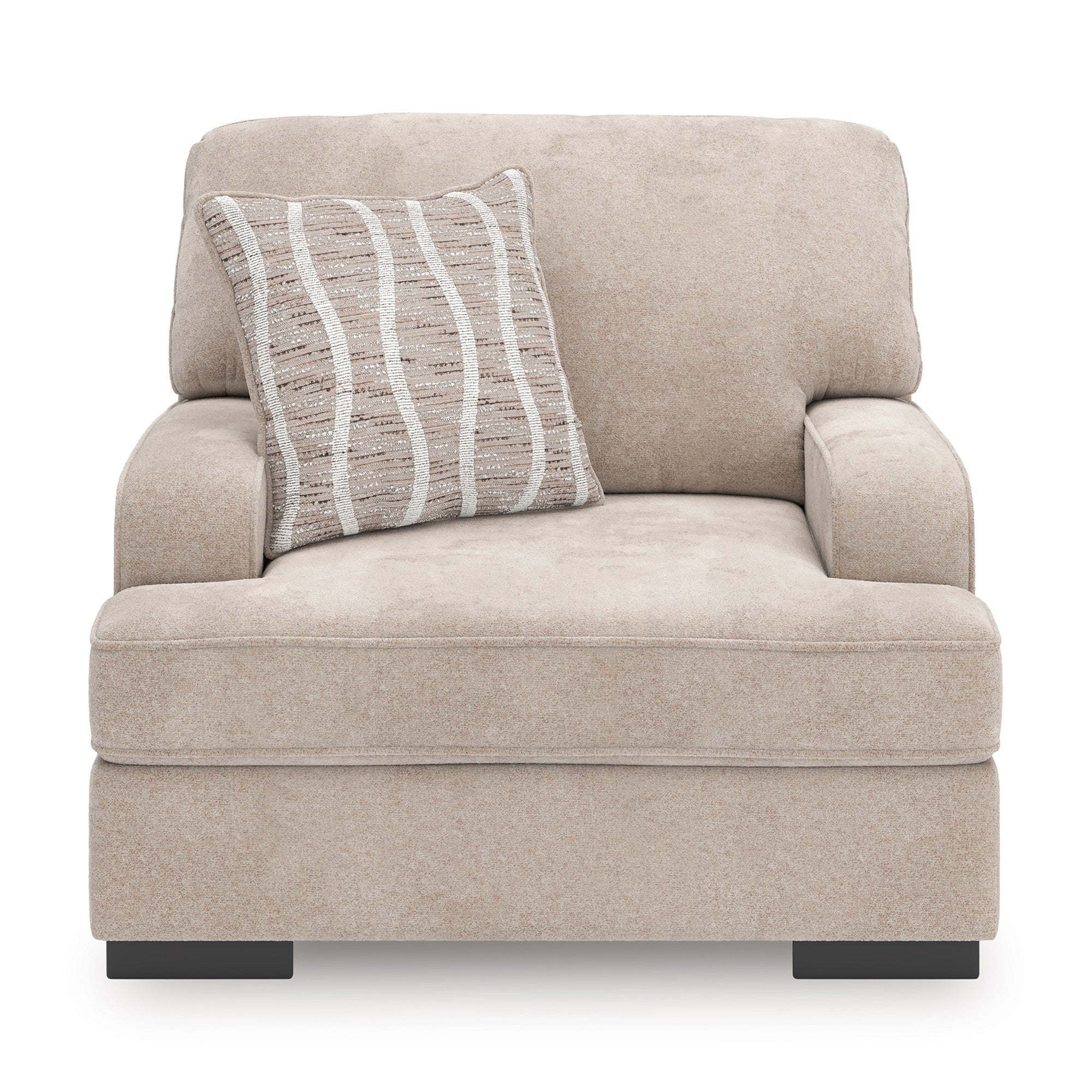 High Profile Oversize Chair in Taupe