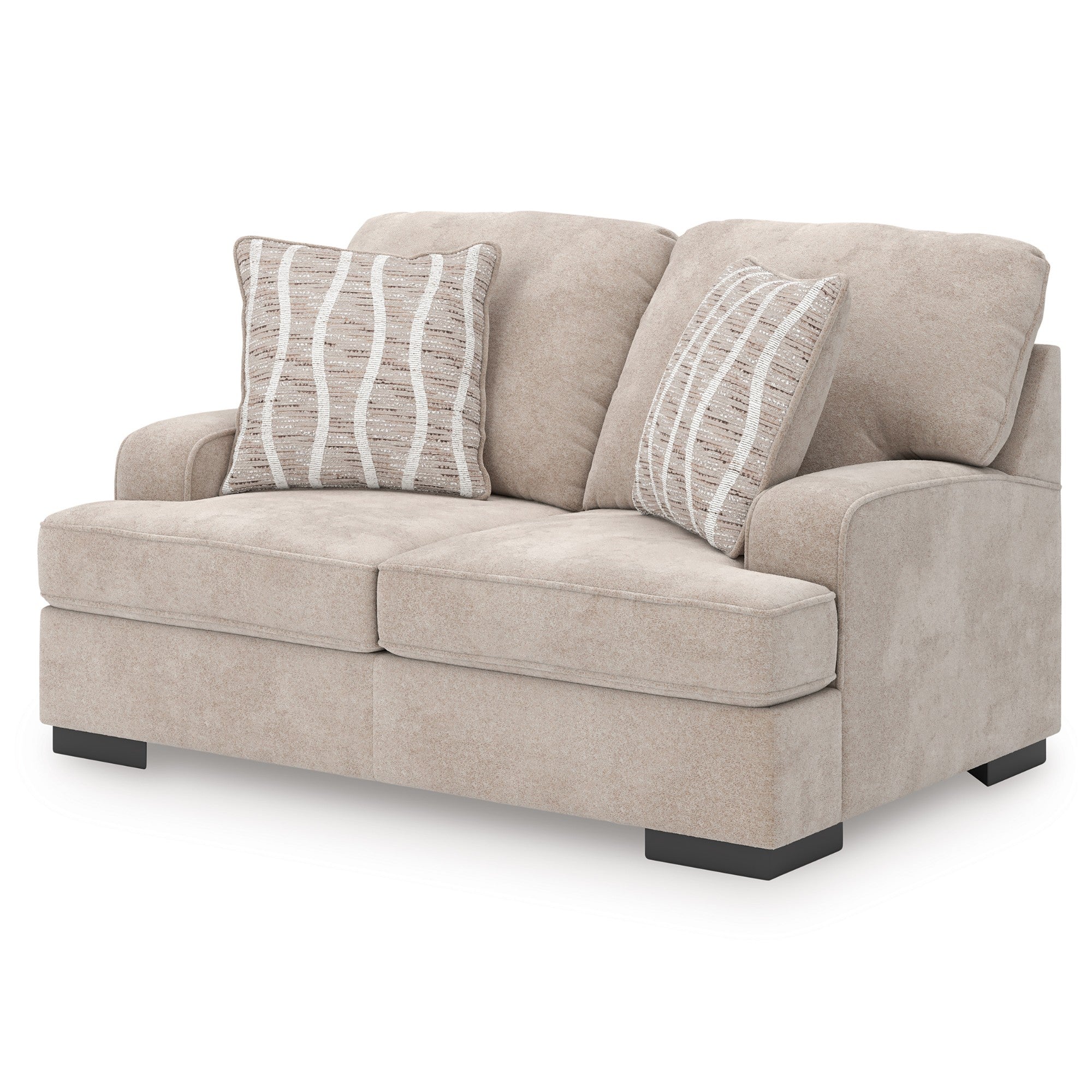 High Profile Loveseat in Taupe