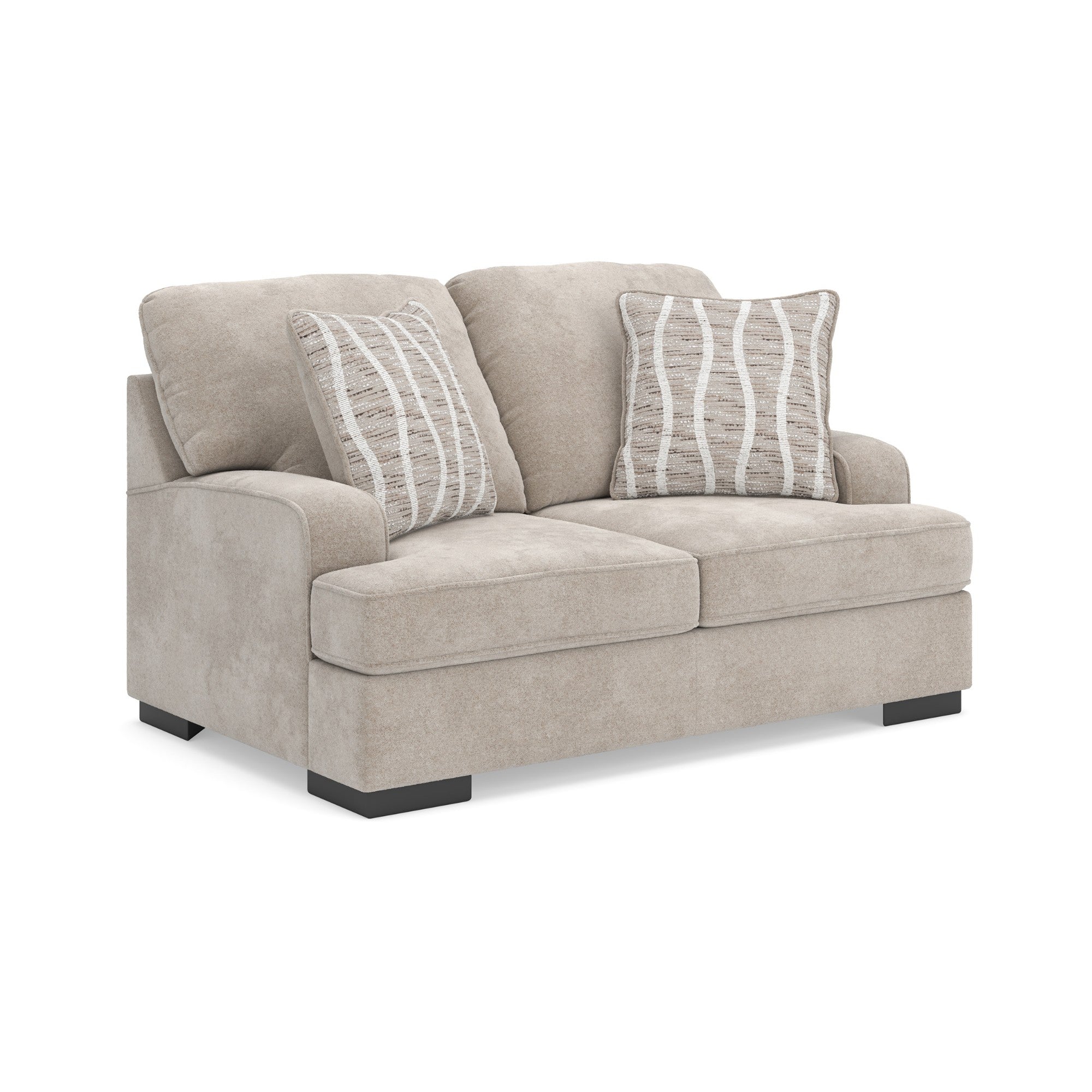 High Profile Loveseat in Taupe
