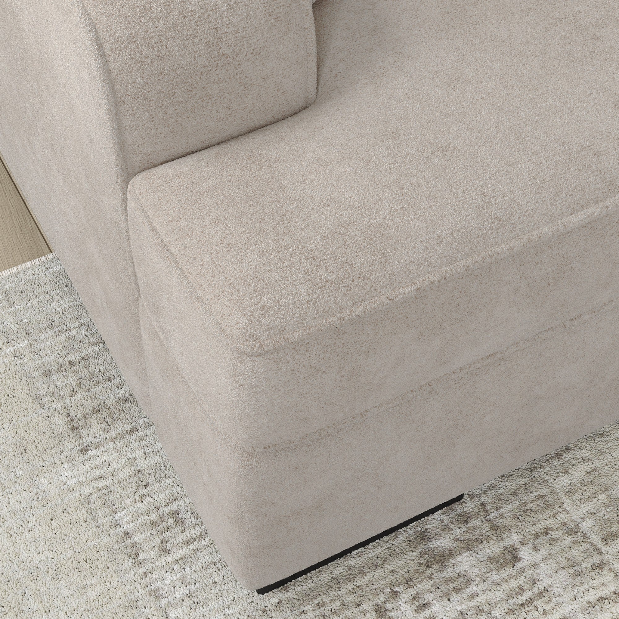 High Profile Loveseat in Taupe