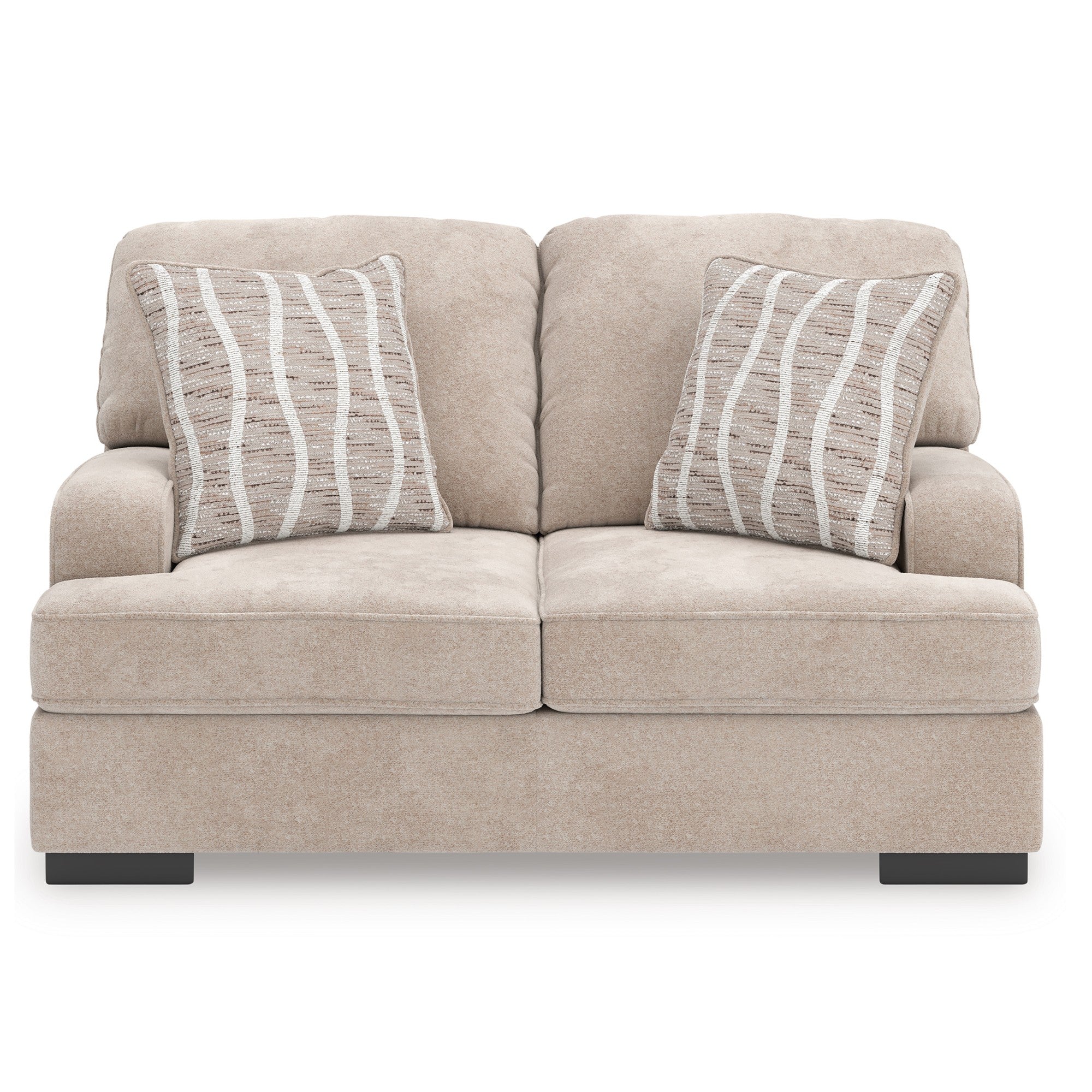 High Profile Sofa Set in Taupe