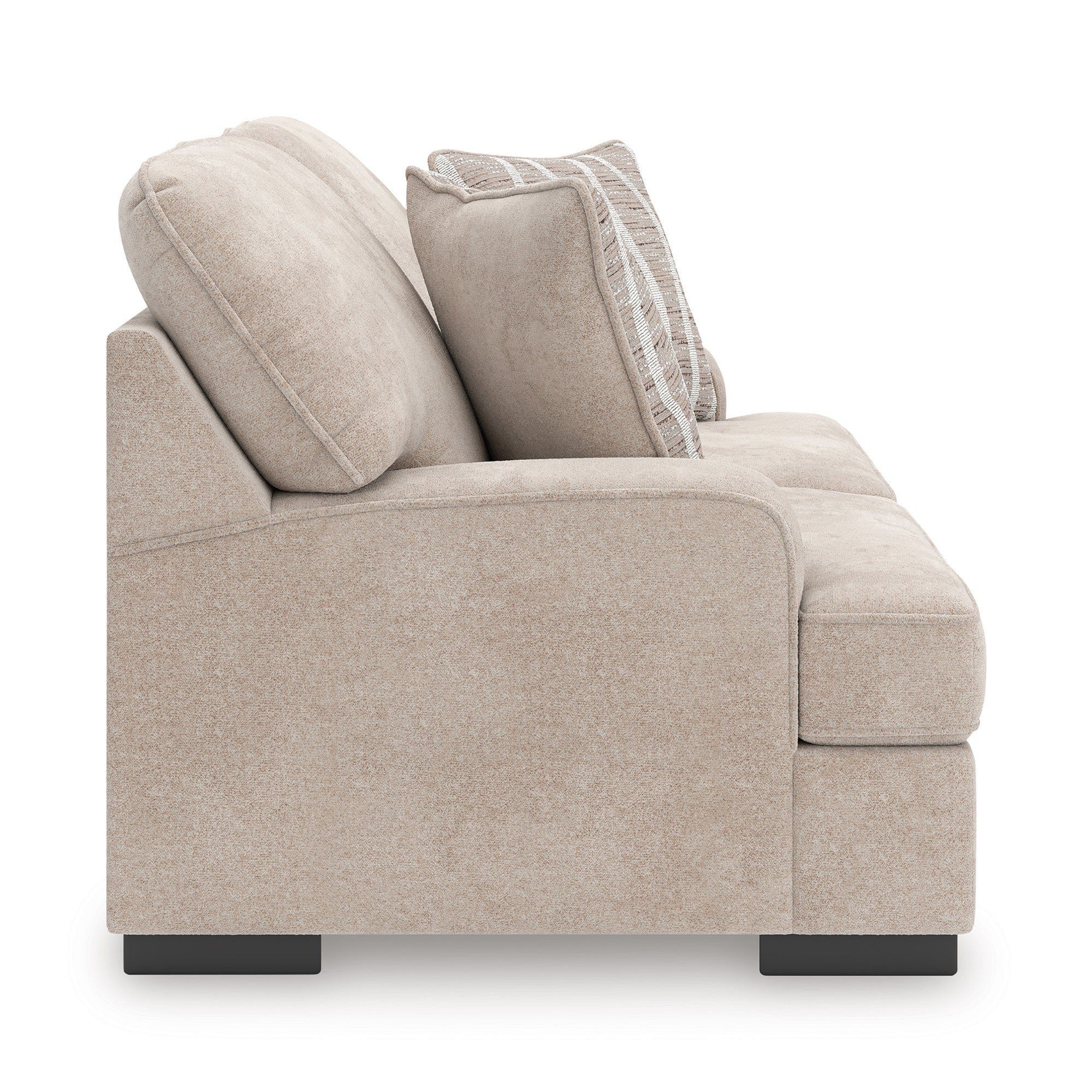 High Profile Sofa Set in Taupe