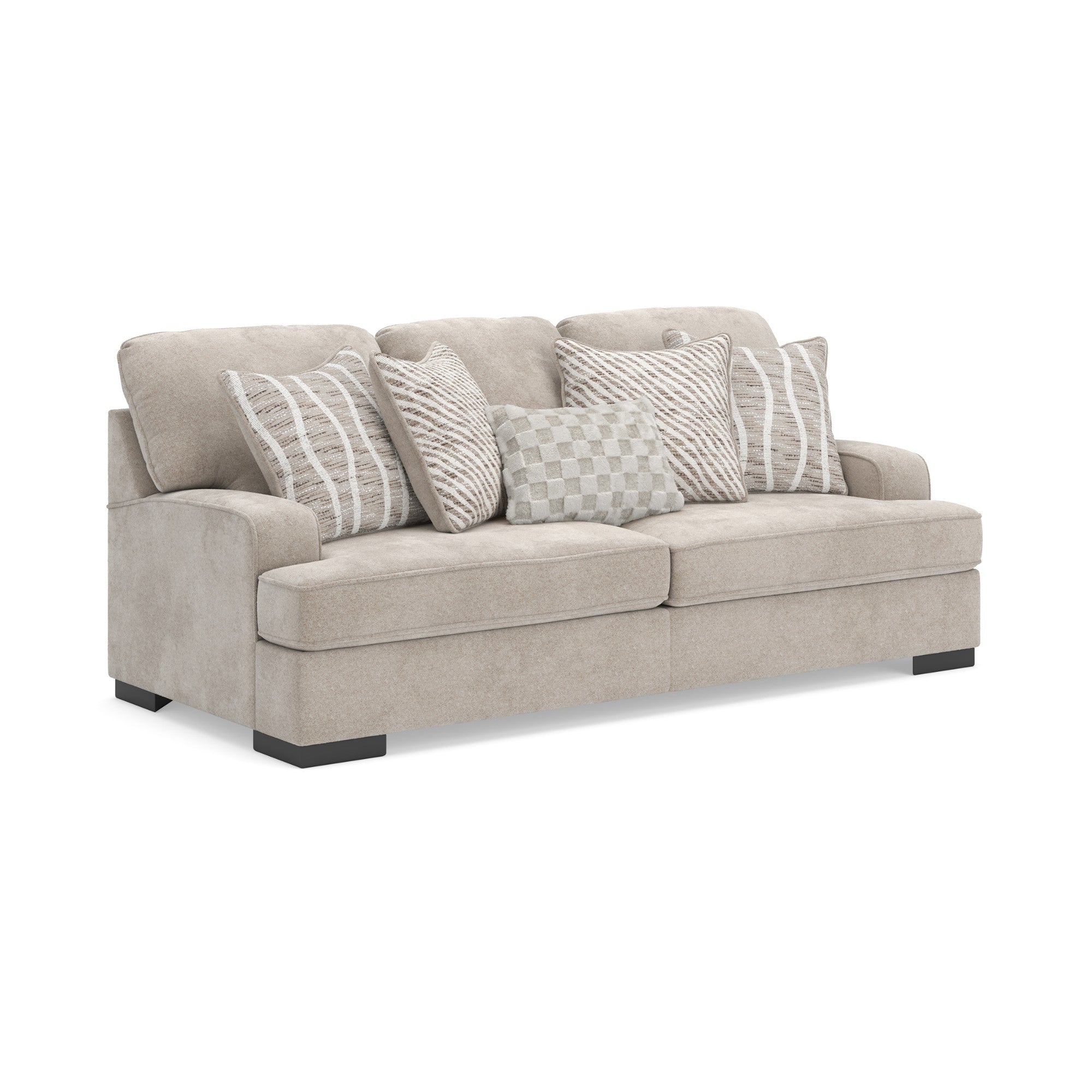 High Profile Sofa in Taupe