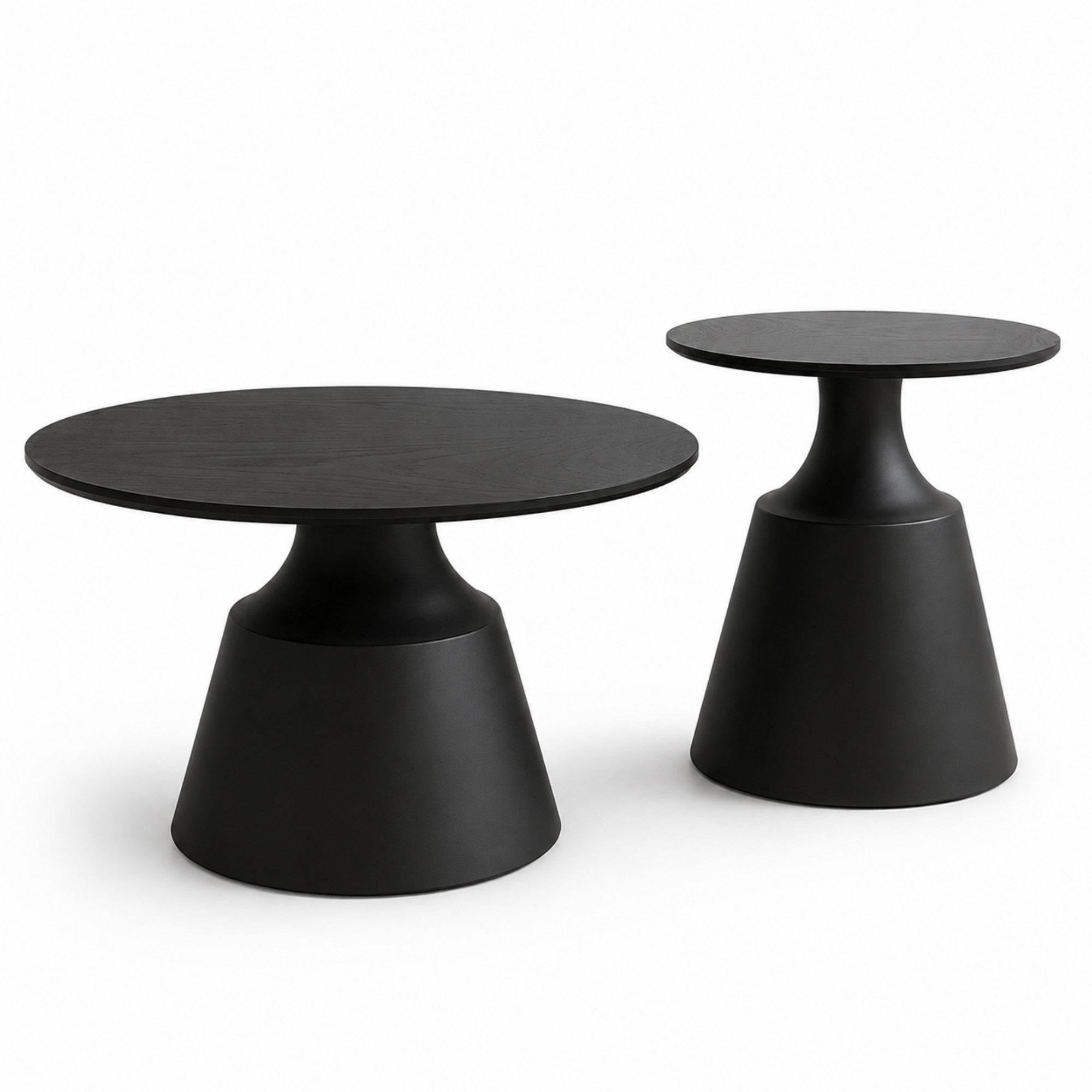 Hurtley Nesting Coffee Table Set Black | CastleUp Experience Centre Online Furniture
