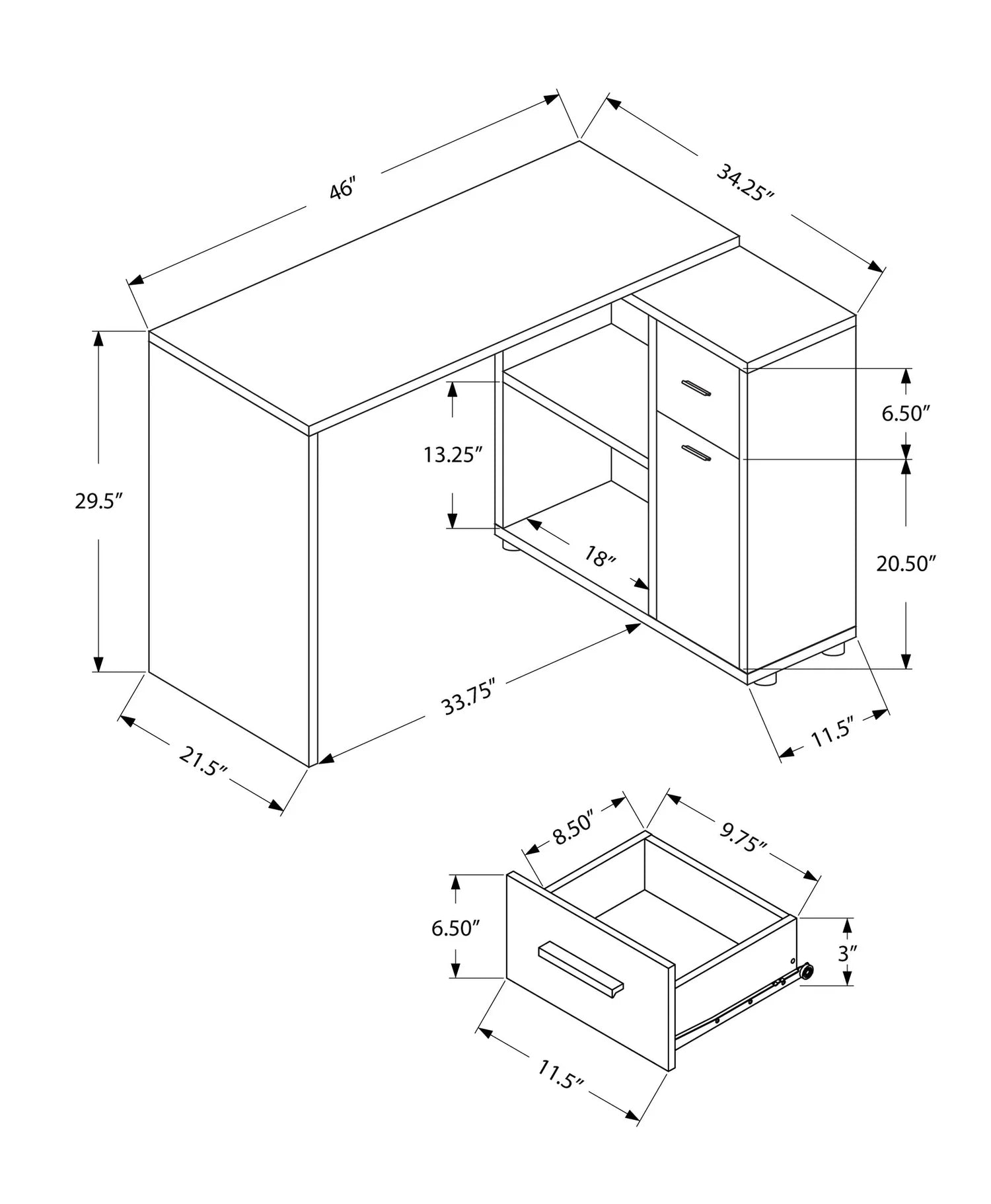 Machor Computer Desk | CastleUp Experience Centre Online Furniture