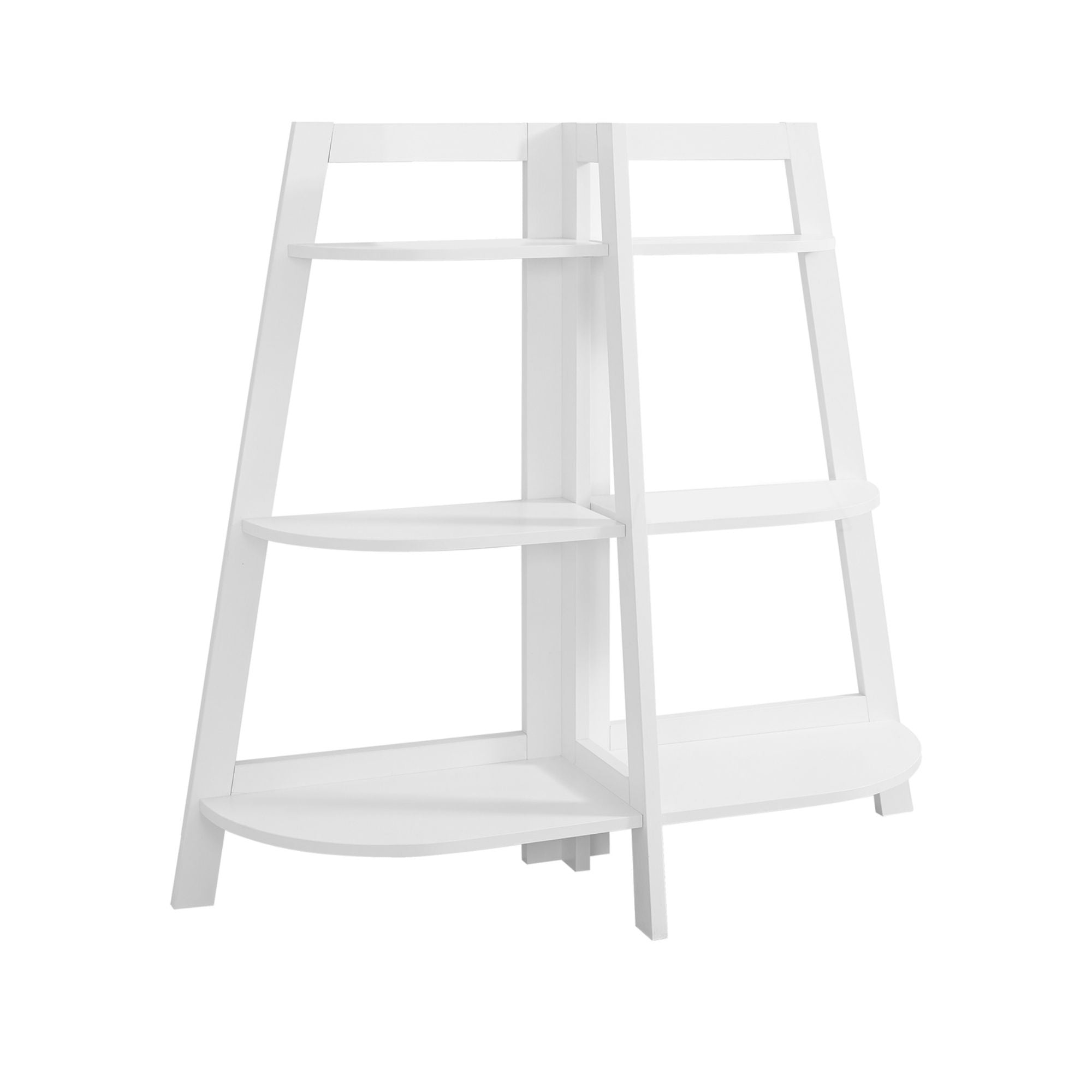Opulor 48-inch tall Monarch Specialties accent bookcase with multiple shelves for storage and display.