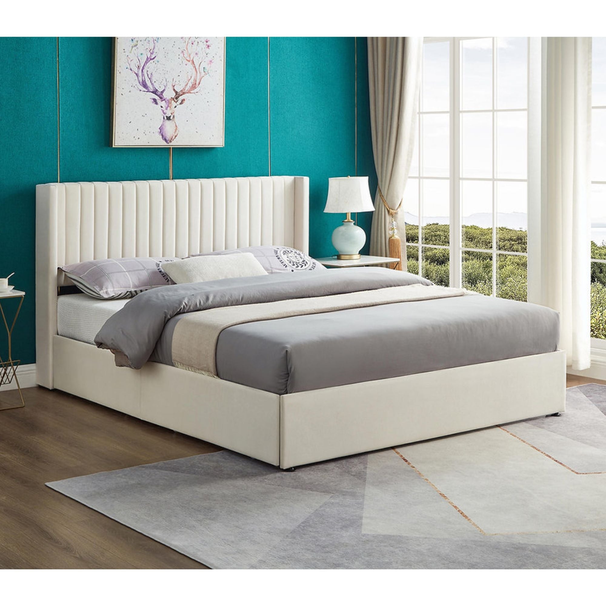 Monaco Channel Wing Platform Bed