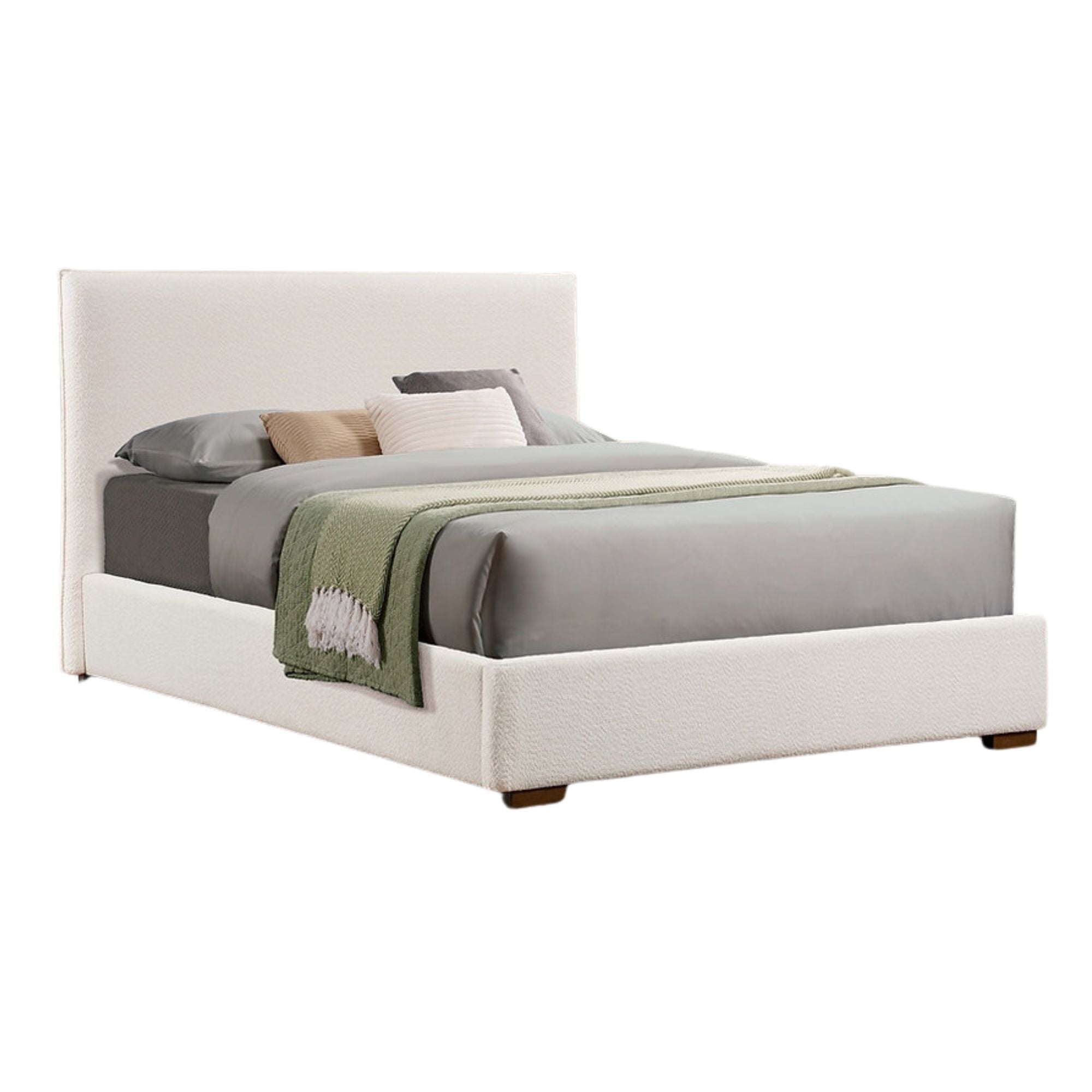 Aspen Boucle Collection Platform Bed