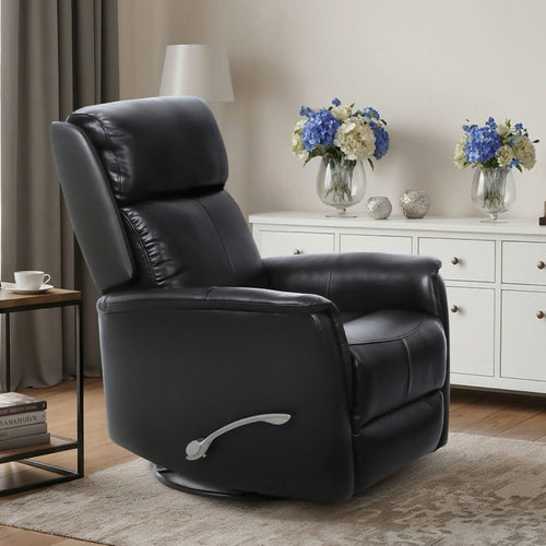 Monroe Rocking Recliner in Black