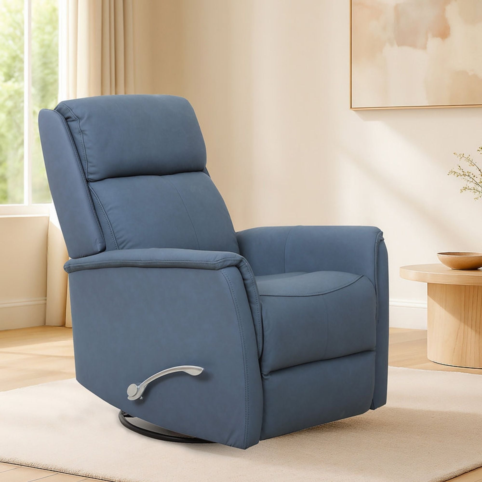Monroe Rocking Recliner in Sapphire