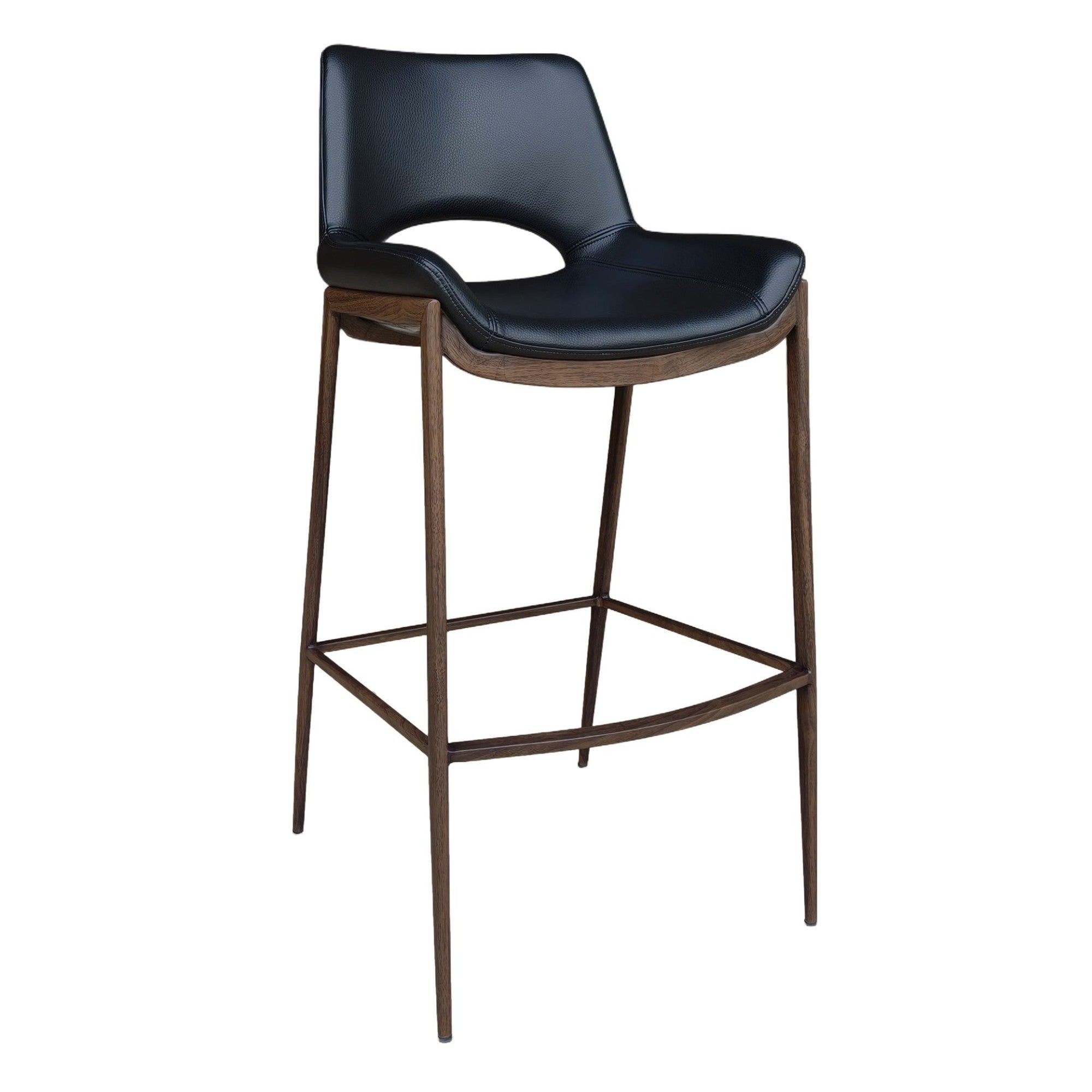 Tabouret de bar réglable Mabel – Vert (Lot de 2)